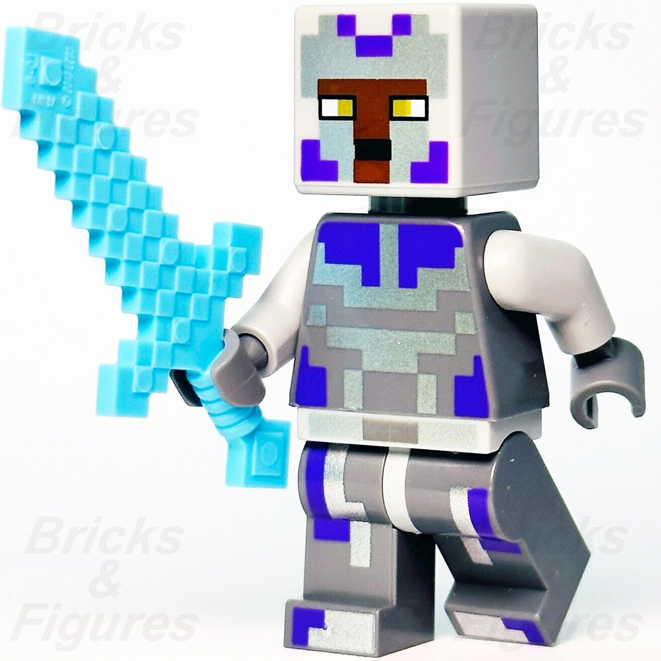 Minecraft LEGO Llama Knight Minifigure 21188 min123 with Sword Minifig Genuine - Bricks & Figures