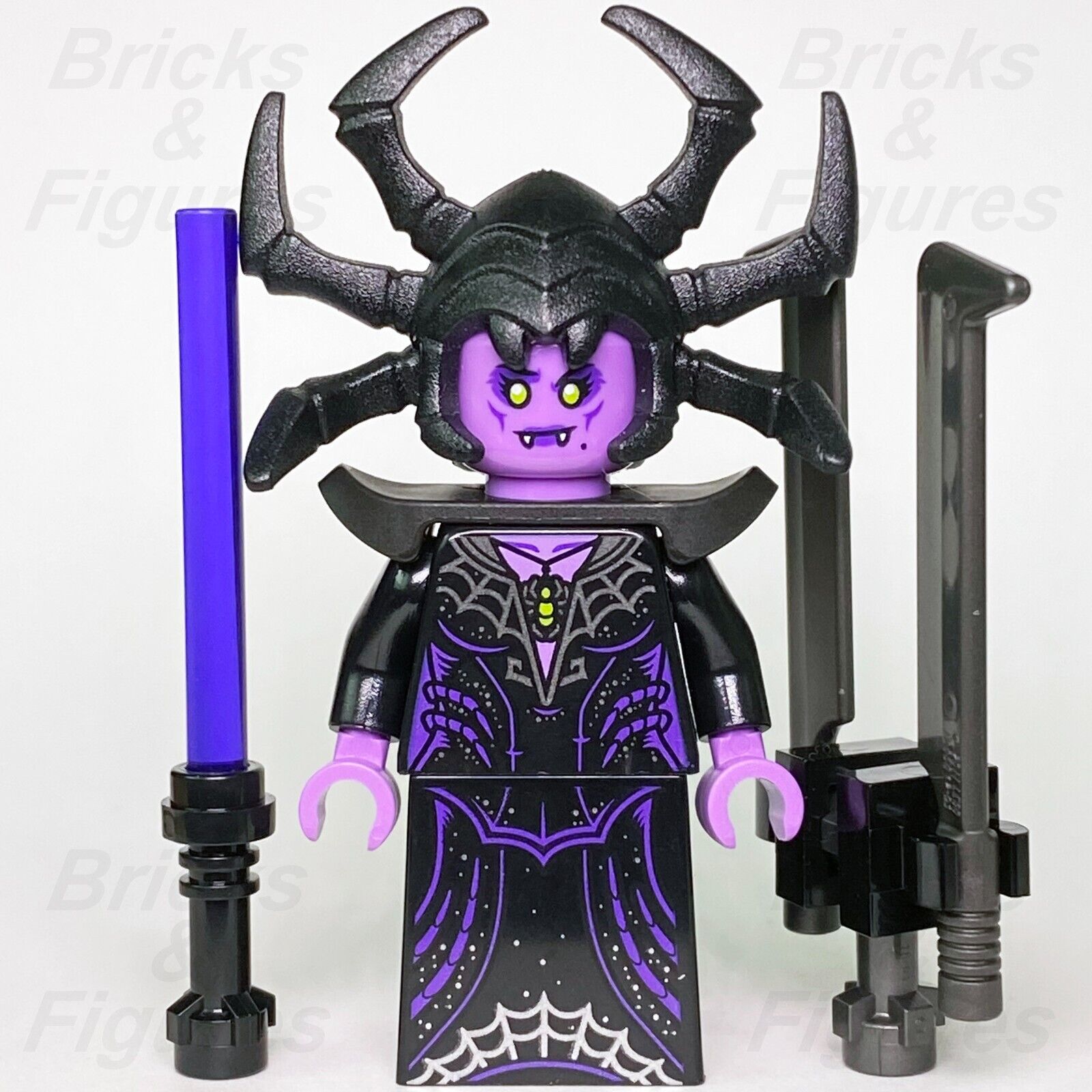 Monkie Kid LEGO Spider Queen with Staff Demon Leader Minifigure 80014 mk022 - Bricks & Figures