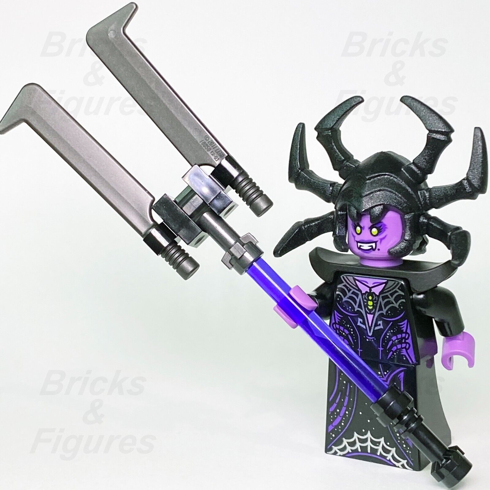 Monkie Kid LEGO Spider Queen with Staff Demon Leader Minifigure 80014 mk022 - Bricks & Figures