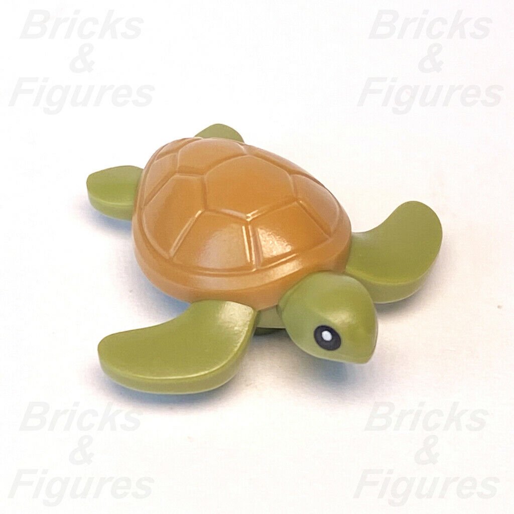 New Collectible Minifigures LEGO Sea Turtle From Series 20 Animal Part 71027 - Bricks & Figures