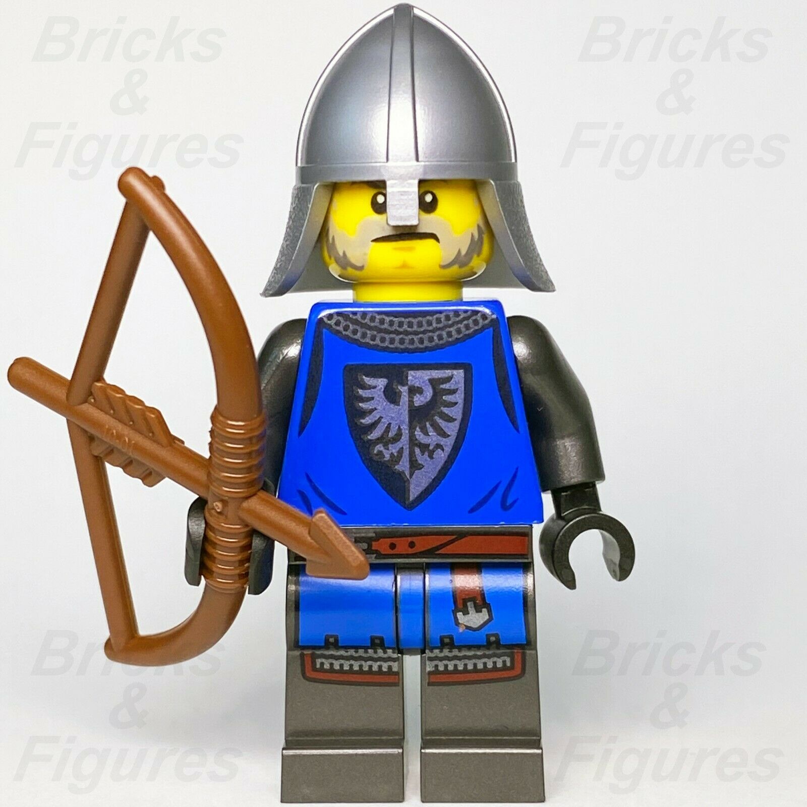 New Creator LEGO Black Falcon Castle Guard Male Minifigure with Bow 31120 - Bricks & Figures