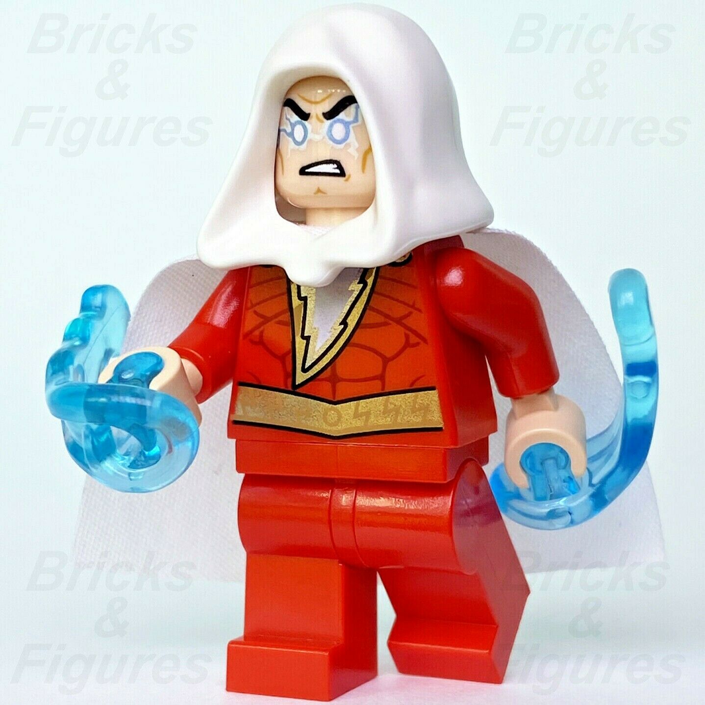 New DC Super Heroes LEGO Shazam with Hood Minifigure 212012 Shazam! sh592a - Bricks & Figures
