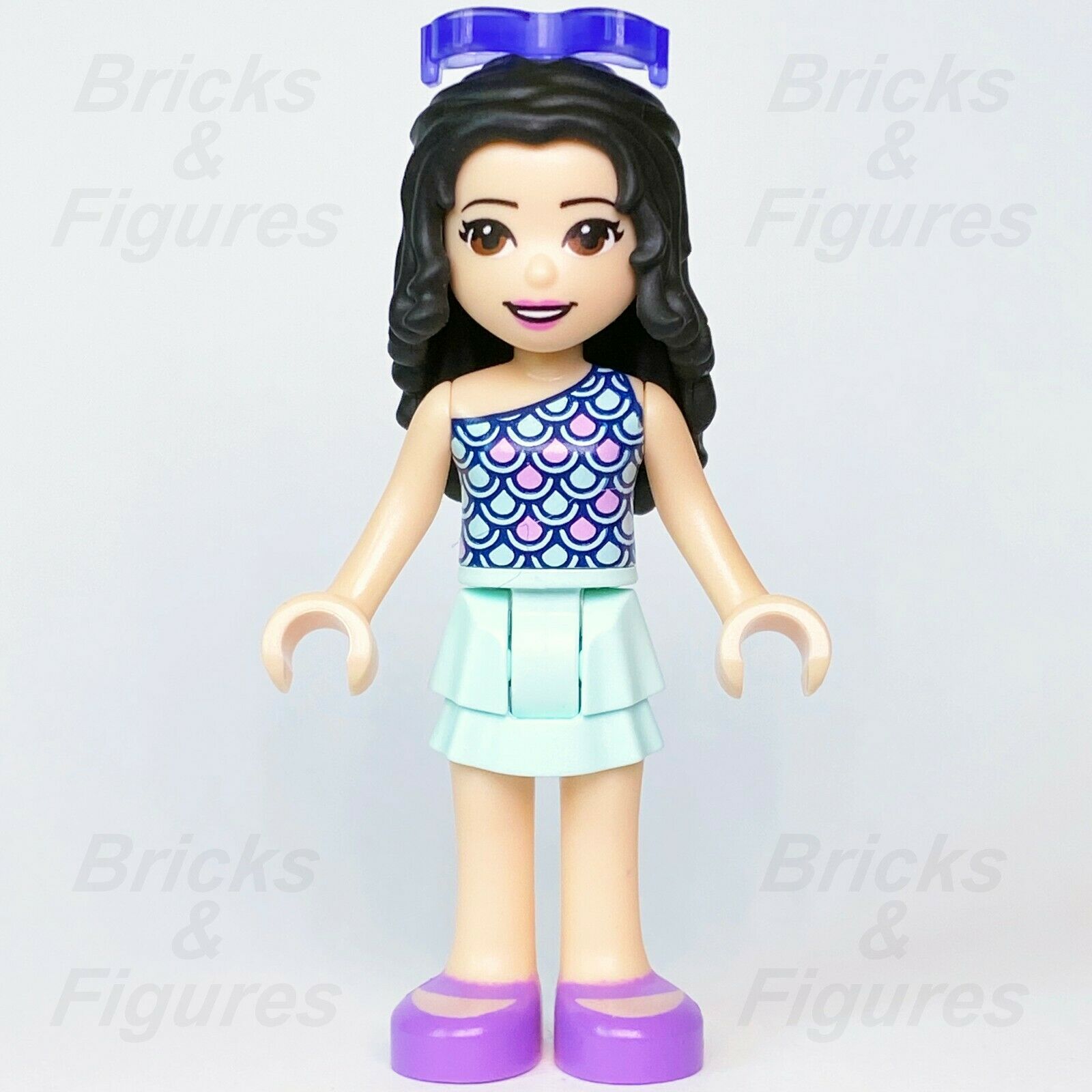 New Friends LEGO Emma Creative Artist with Purple Sunglasses Minifig 41375 - Bricks & Figures