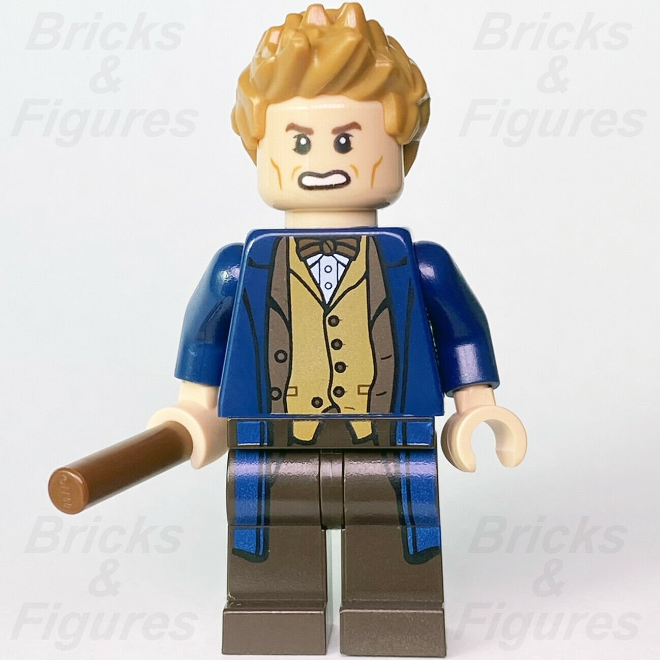 New Harry Potter LEGO Newt Scamander Fantastic Beasts Wizard Minifigure 71253 - Bricks & Figures