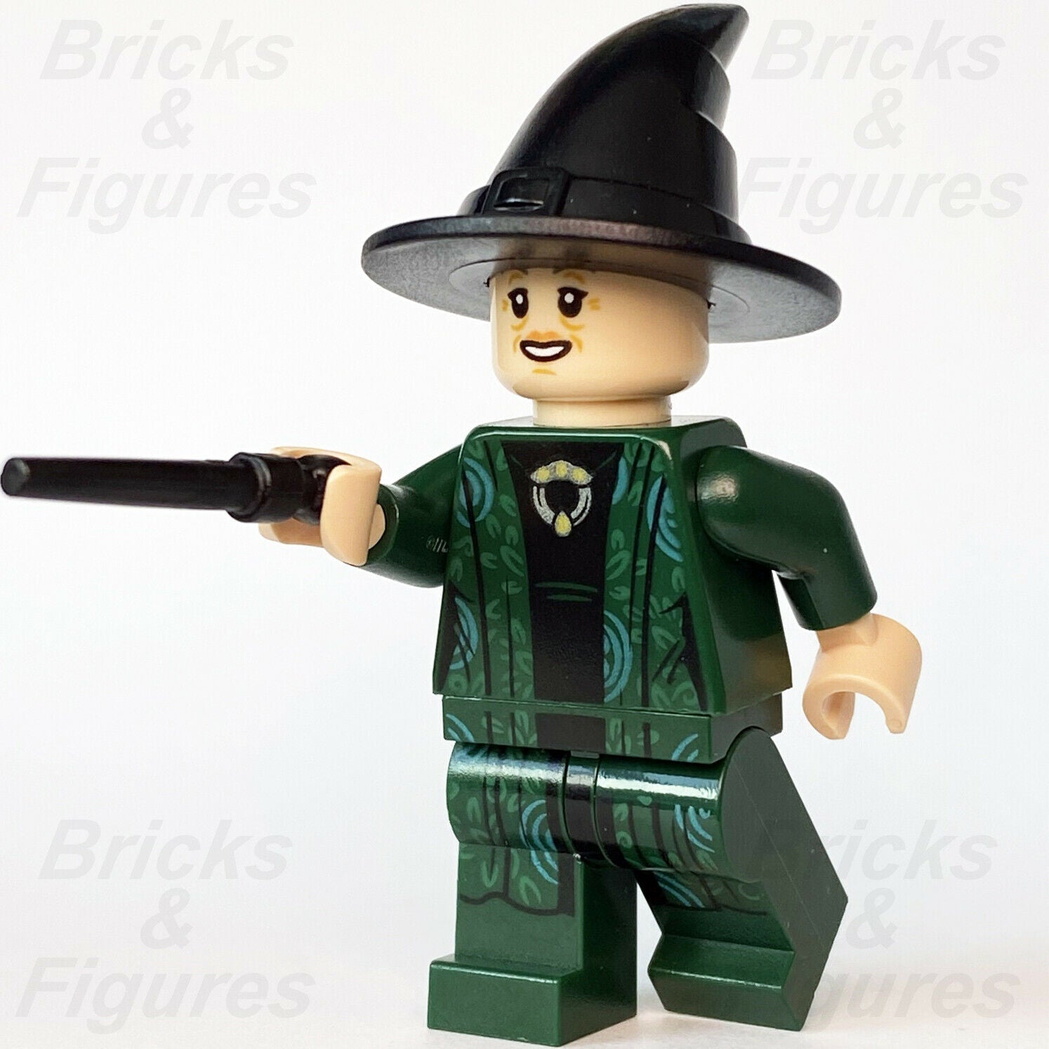 New Harry Potter LEGO Professor Minerva McGonagall Witch Minifigure 75954 - Bricks & Figures