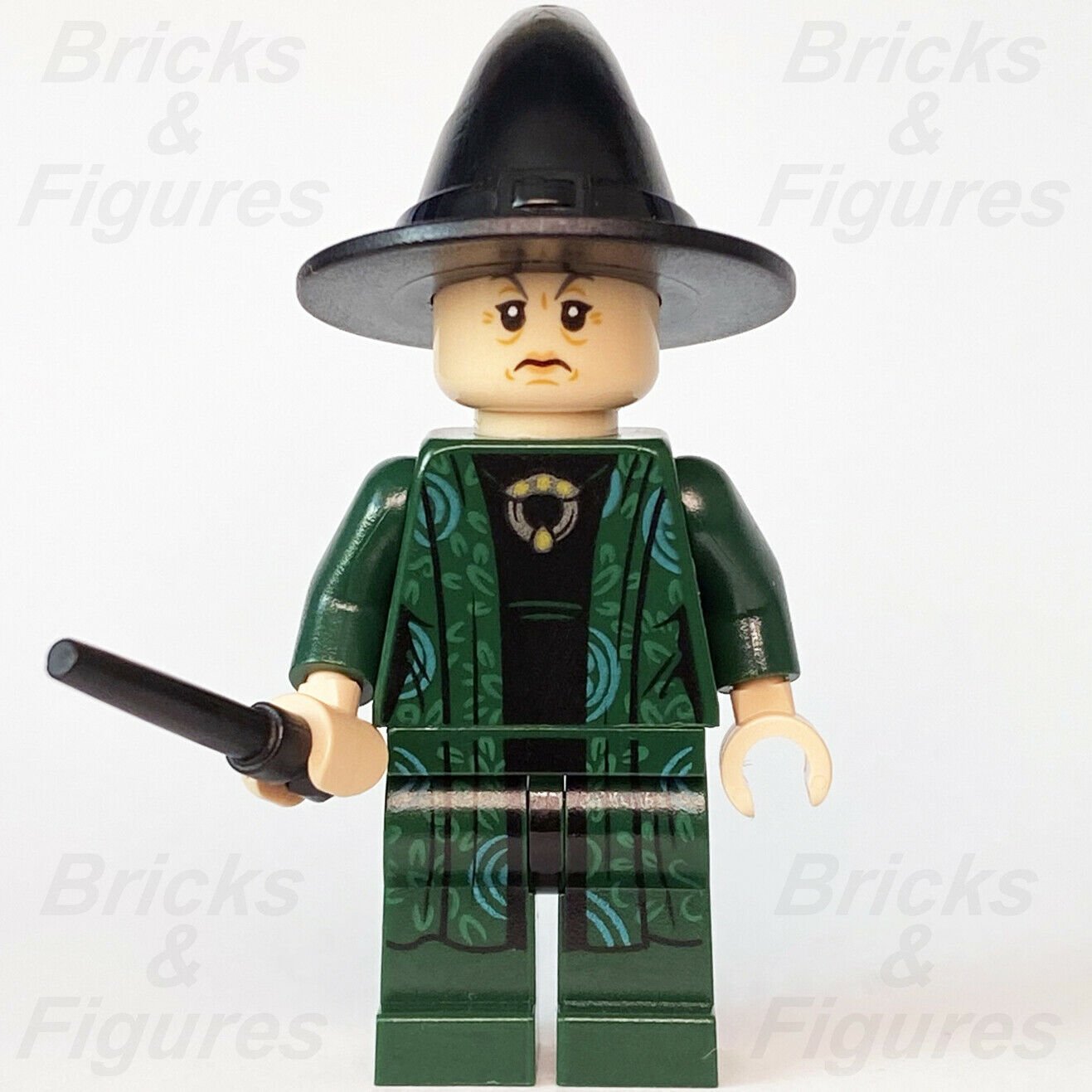 New Harry Potter LEGO Professor Minerva McGonagall Witch Minifigure 75954 - Bricks & Figures