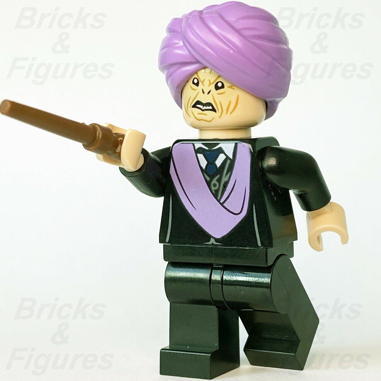 New Harry Potter LEGO Professor Quirinus Quirrell Wizard Minifigure 75954 - Bricks & Figures
