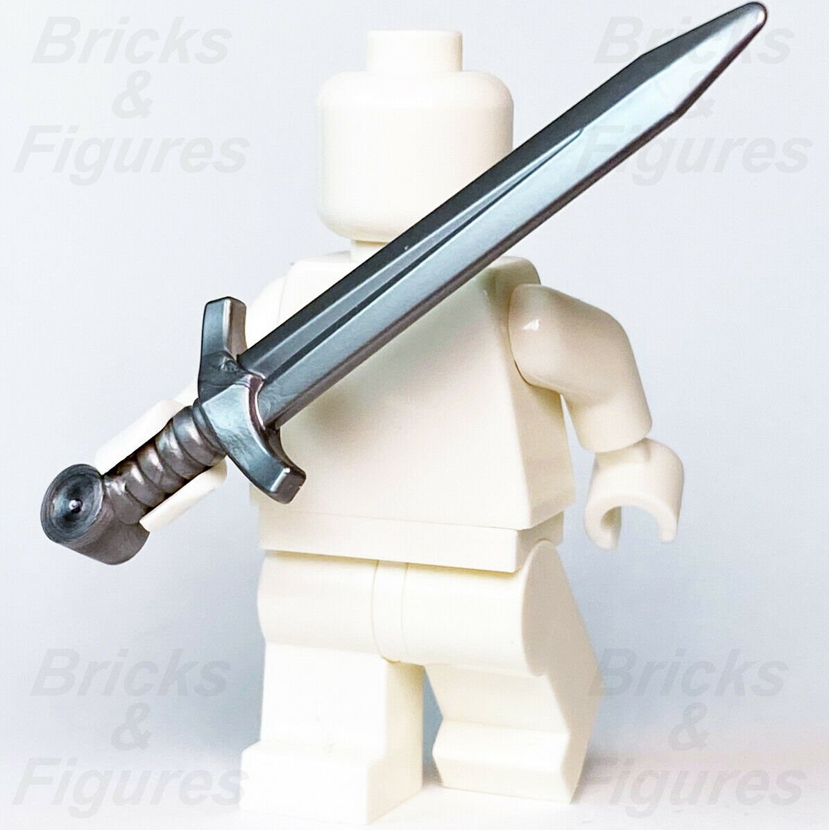 New Ideas LEGO Greatsword Knight Sword Blade Minifigure Weapon Part 21325 - Bricks & Figures