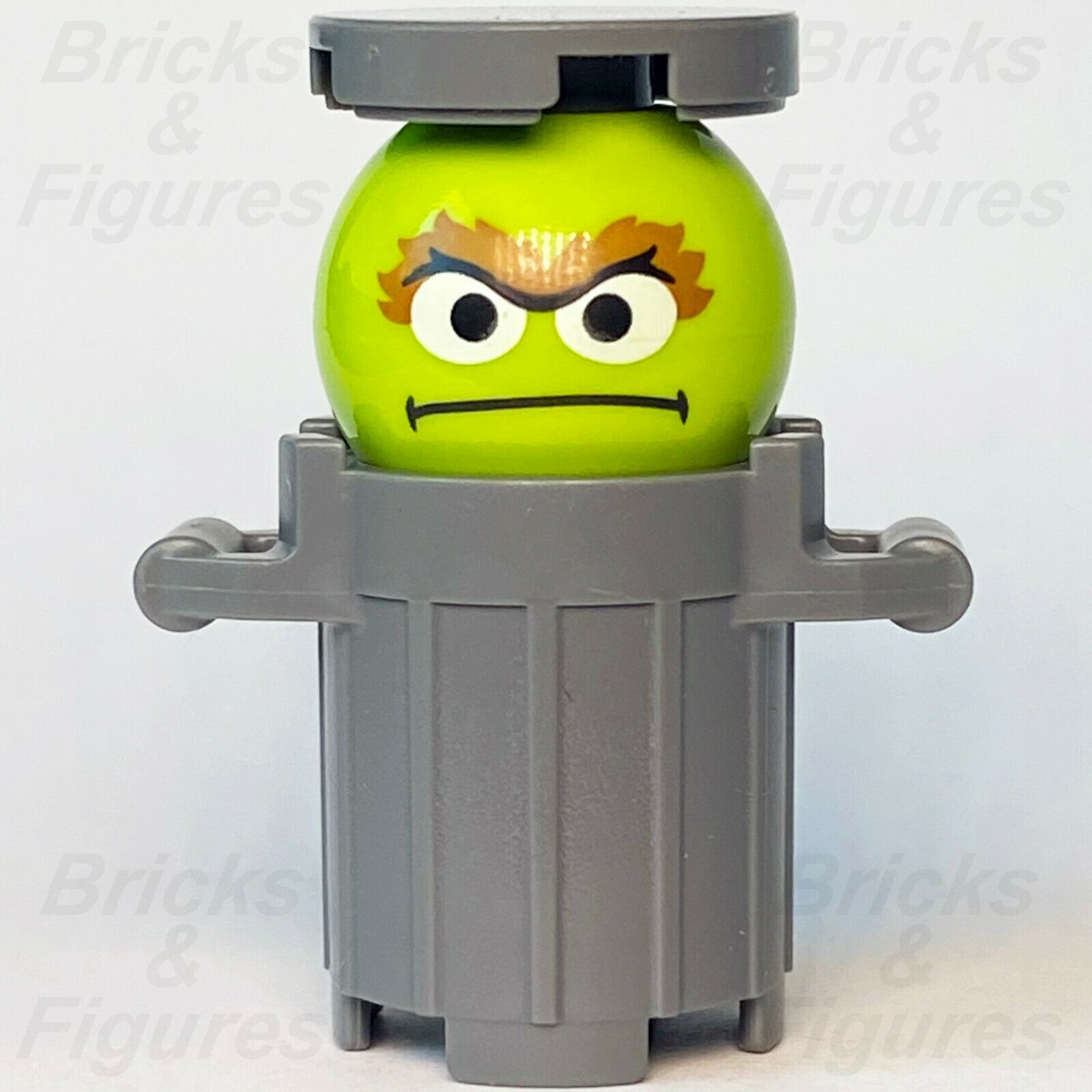 New Ideas LEGO Oscar The Grouch 123 Sesame Street Minifigure from set 21324 - Bricks & Figures