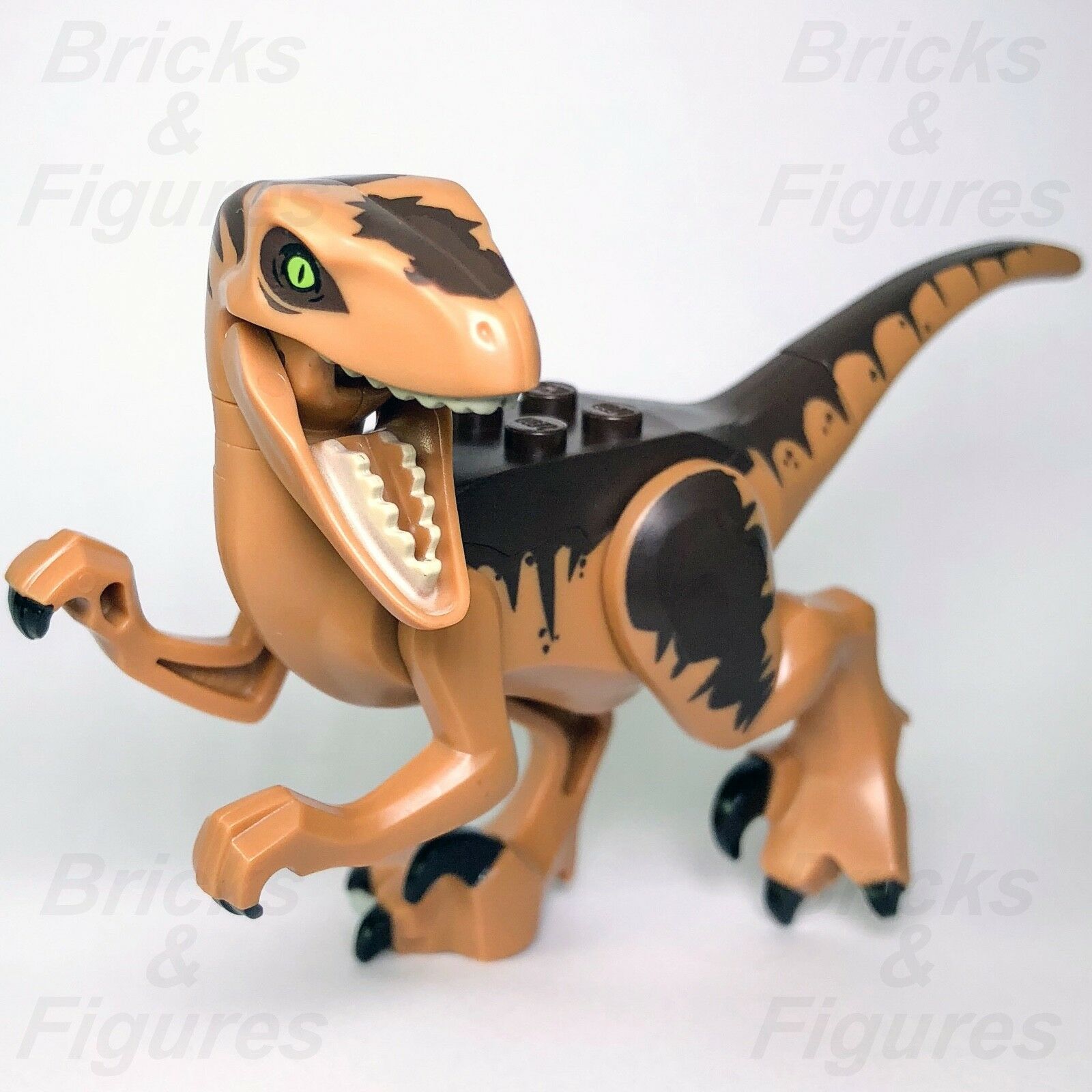 New Jurassic World LEGO Dark Brown Raptor Fallen Kingdom Dinosaur 75932 - Bricks & Figures