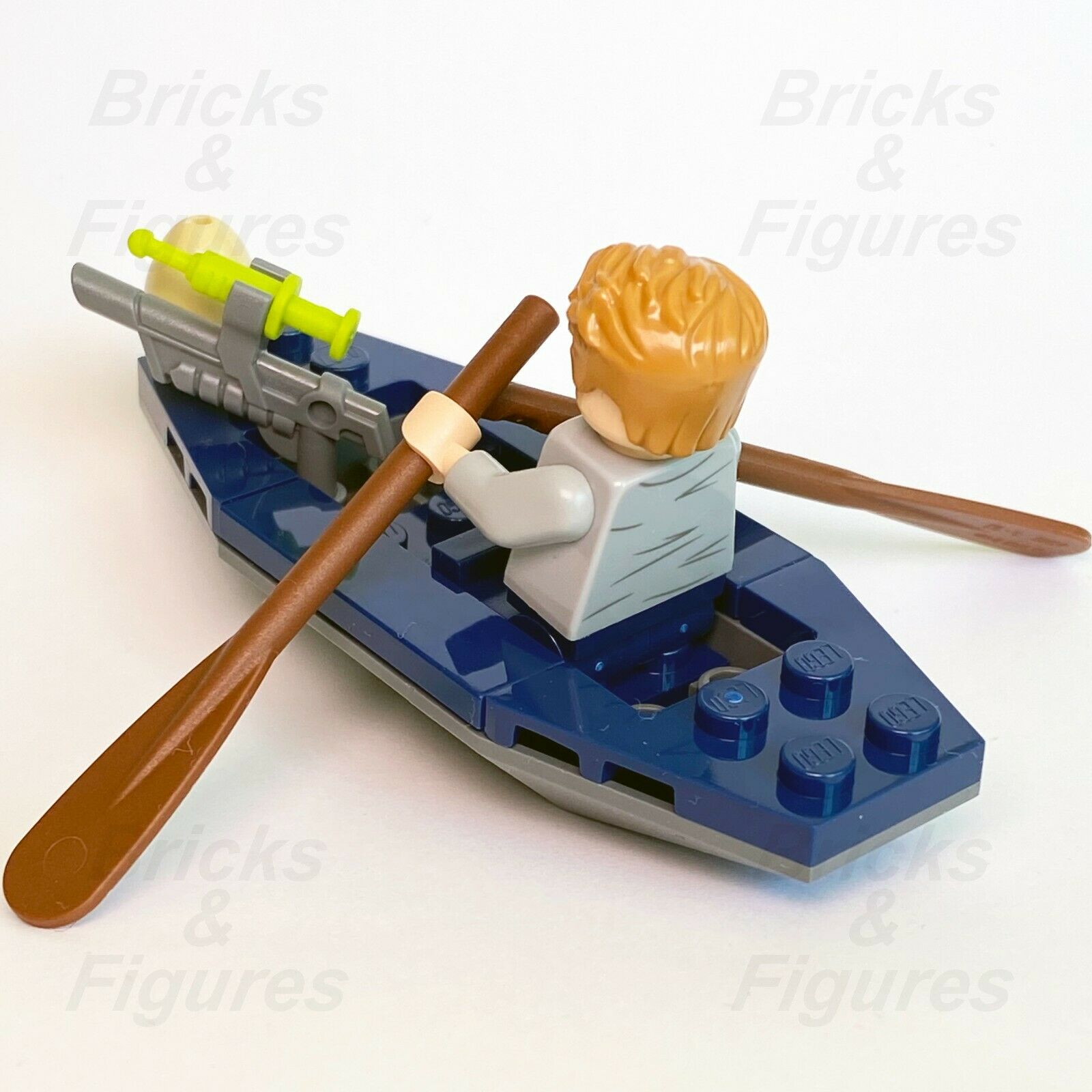 New Jurassic World LEGO Owen Grady with Kayak Foil Pack Set Minifigure 122007 - Bricks & Figures