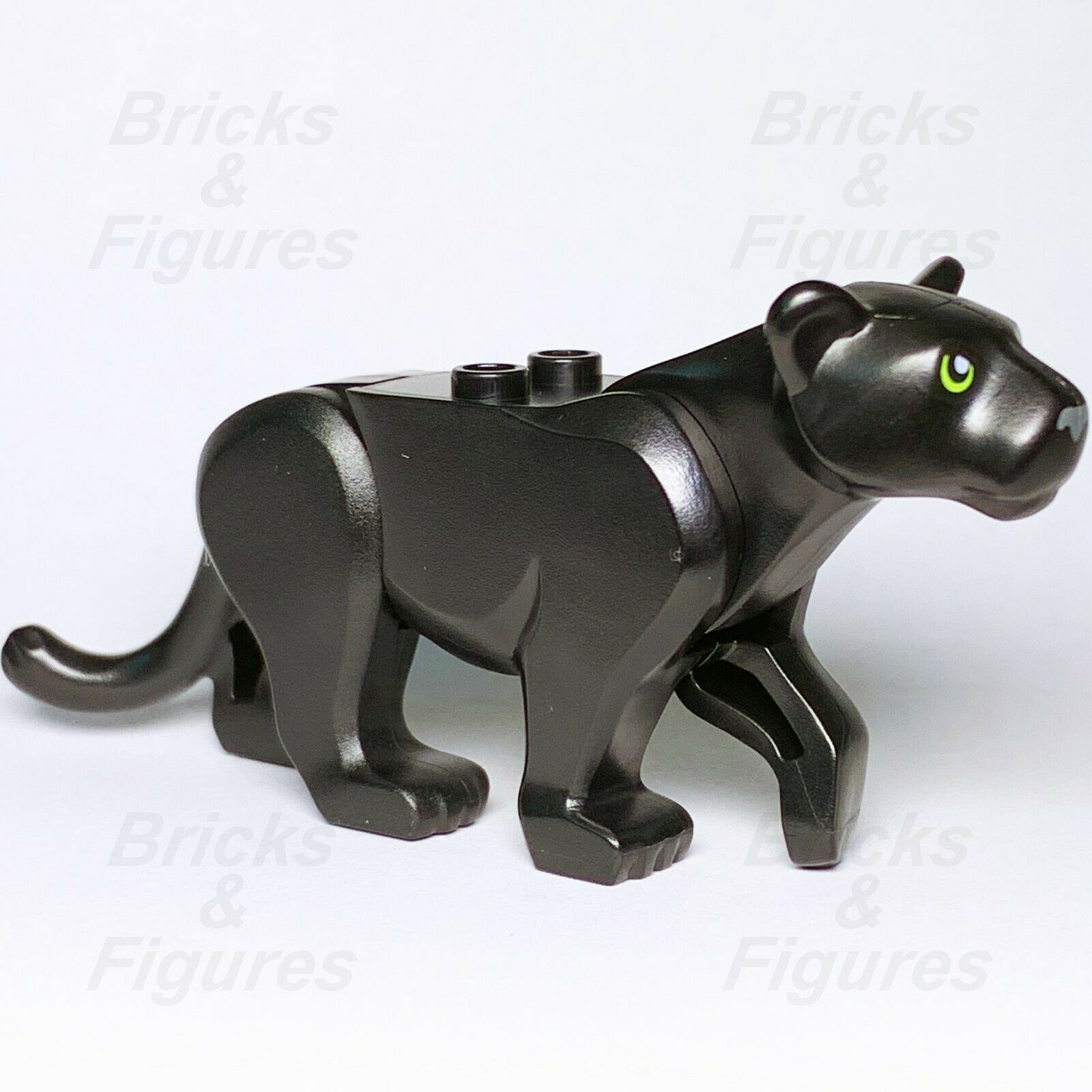 New LEGO Town City Black Panther Jungle Large Cat Animal Minifigure Part 60159 - Bricks & Figures
