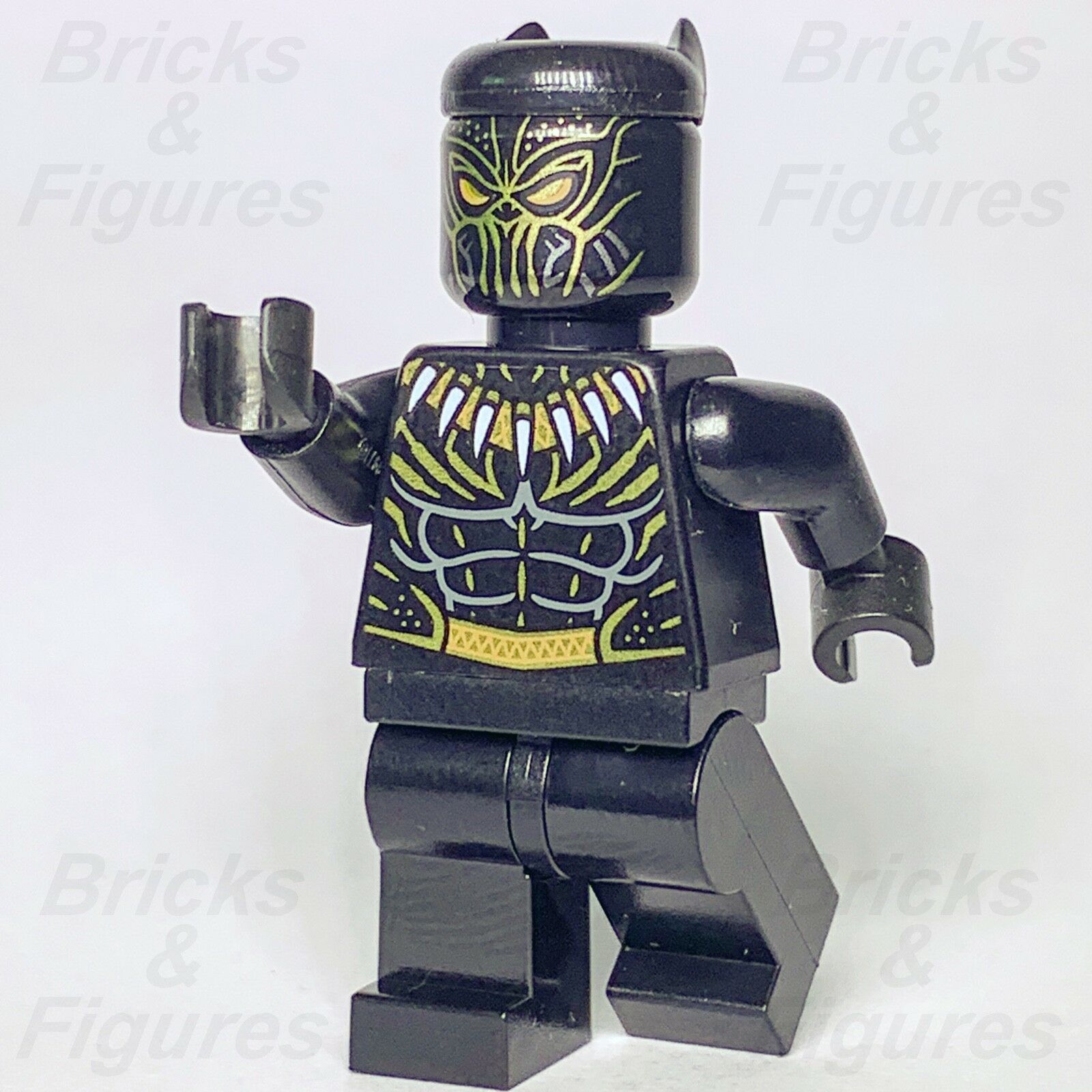 New Marvel Super Heroes LEGO Erik Killmonger Black Panther Minifigure 76099 - Bricks & Figures