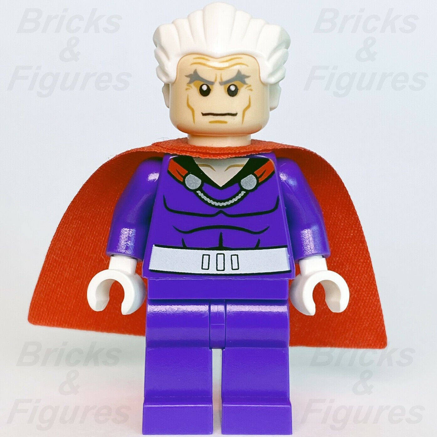 New Marvel Super Heroes LEGO Magneto Erik Lensherr X-Men Minifigure 76022 sh119 - Bricks & Figures