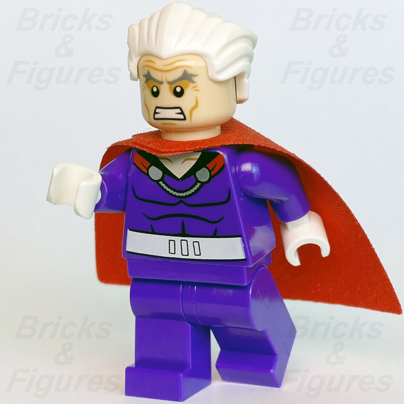 Marvel Super Heroes LEGO Magneto Erik Lensherr X-Men Minifigure 76 – Bricks & Figures