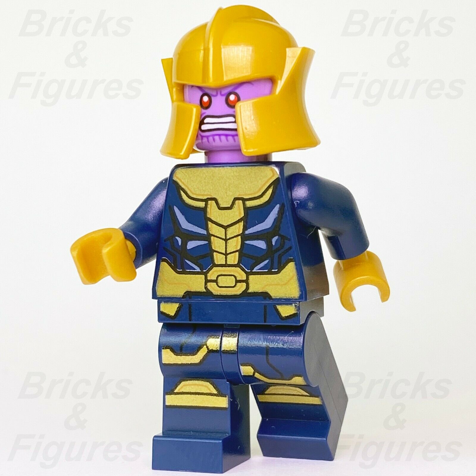 New Marvel Super Heroes LEGO Thanos Avengers Endgame Minifigure 76141 Genuine - Bricks & Figures