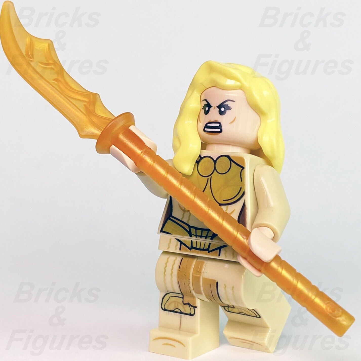 New Marvel Super Heroes LEGO Thena Eternals Minifigure 76154 76156 sh766 - Bricks & Figures