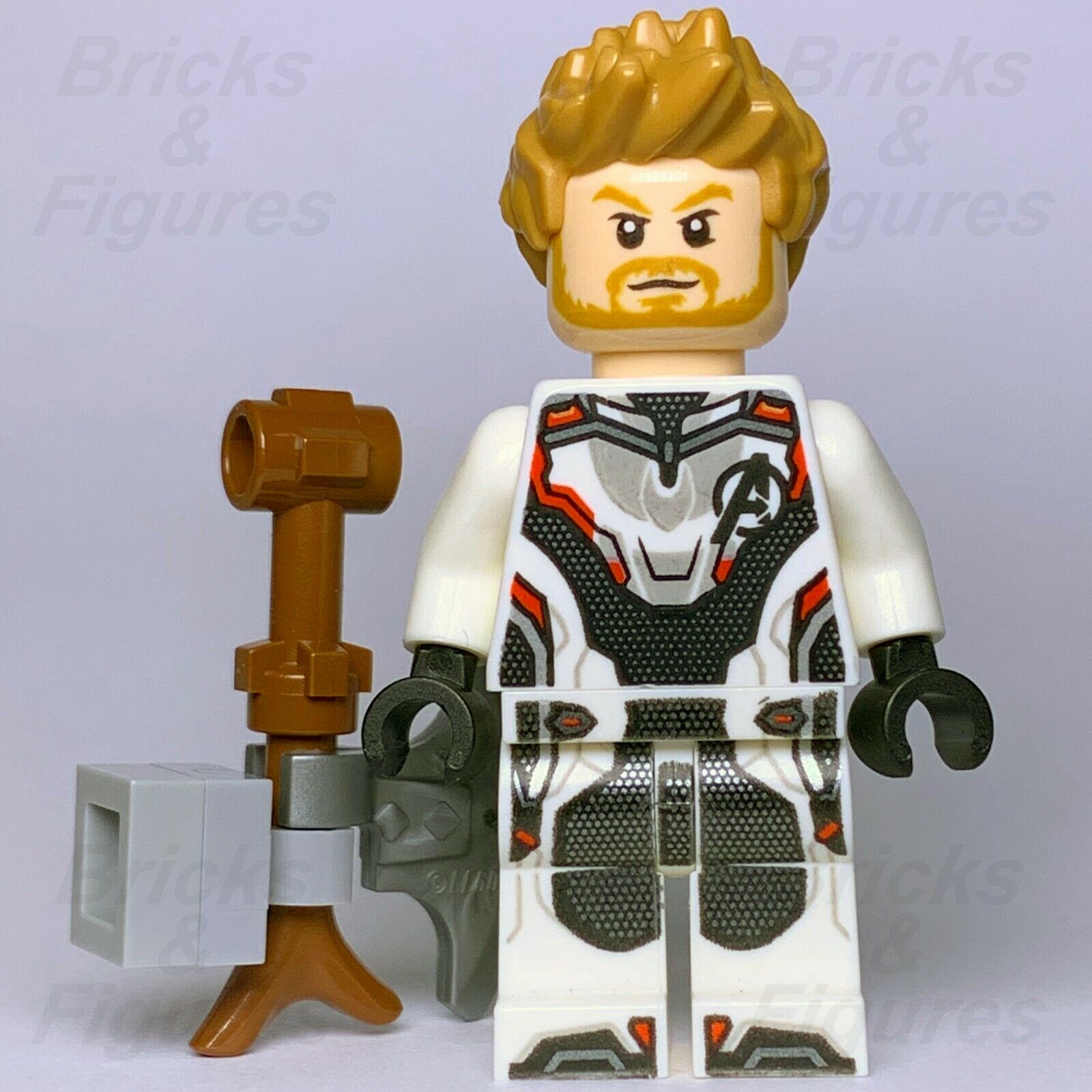 New Marvel Super Heroes LEGO Thor Avengers Suit Minifigure 76126 Endgame - Bricks & Figures