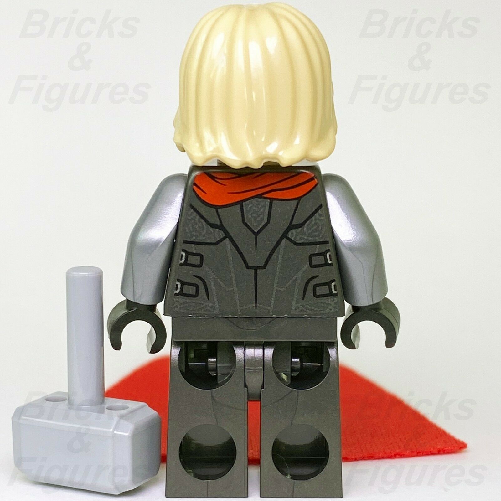 New Marvel Super Heroes LEGO Thor with Red Cape Avengers Minifigure 76153 76142 - Bricks & Figures