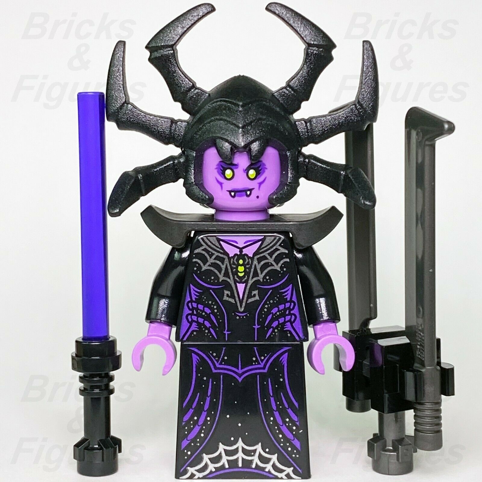 New Monkie Kid LEGO Spider Queen with Staff Evil Demon Leader Minifigure 80014 - Bricks & Figures