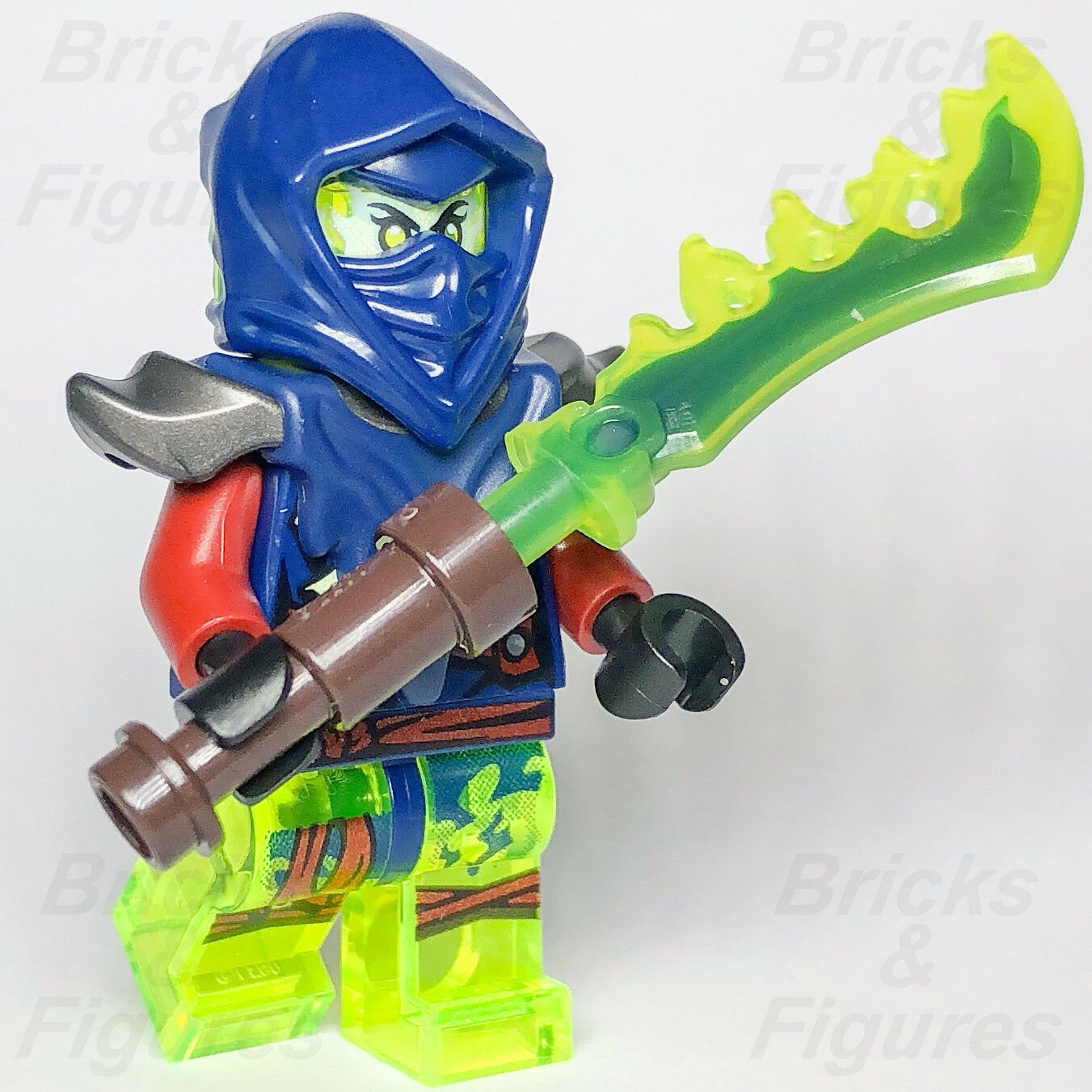 New Ninjago LEGO Blade Master Bansha Minifigure Ghost from Cursed Realm 70737 - Bricks & Figures