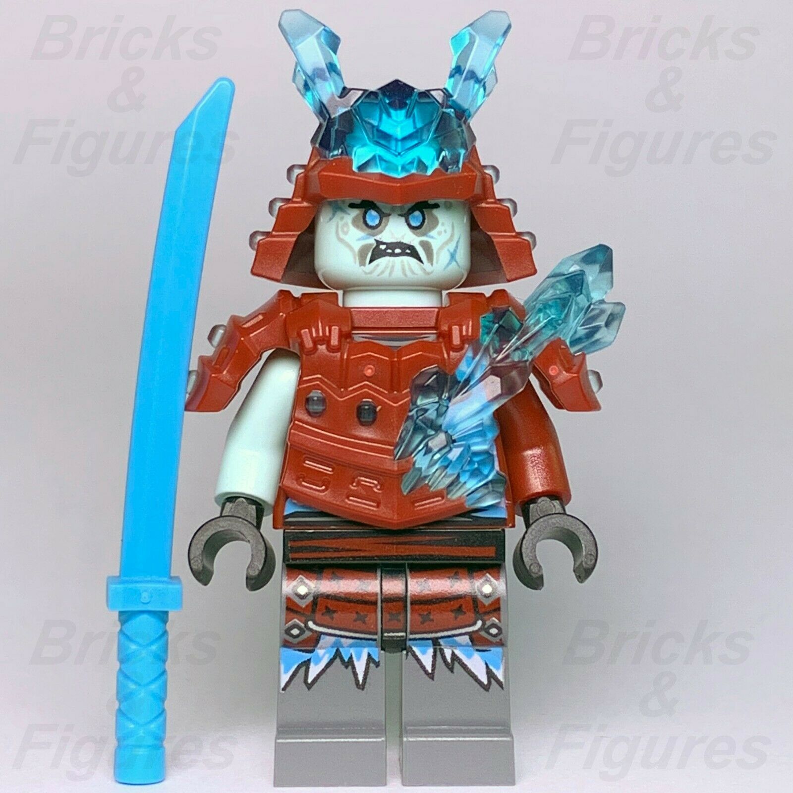 New Ninjago LEGO Blizzard Warrior Samurai Minifigure 70671 70676 70684 Genuine - Bricks & Figures