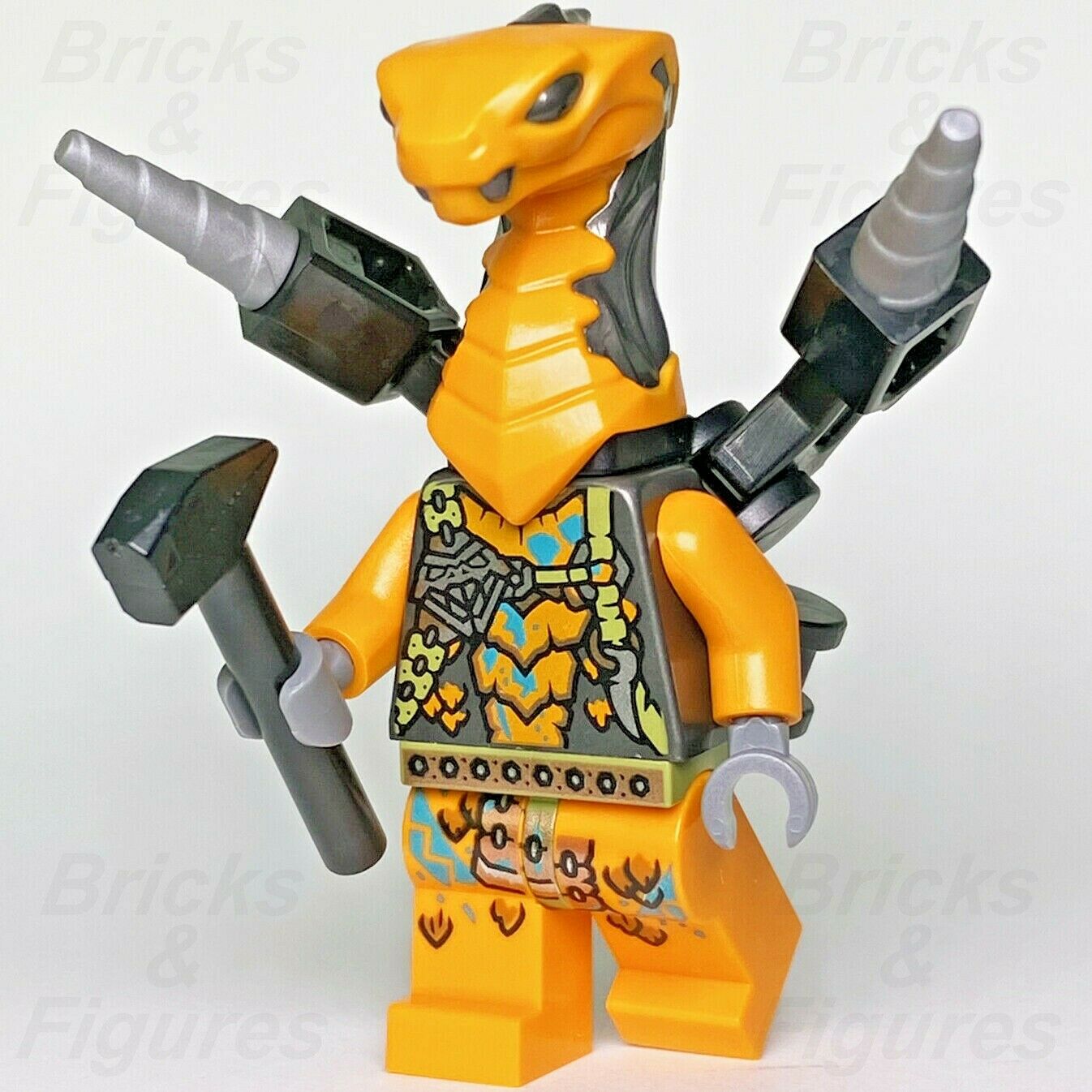 New Ninjago LEGO Cobra Mechanic - Drills Snake Core Minifigure 71767 njo740 - Bricks & Figures