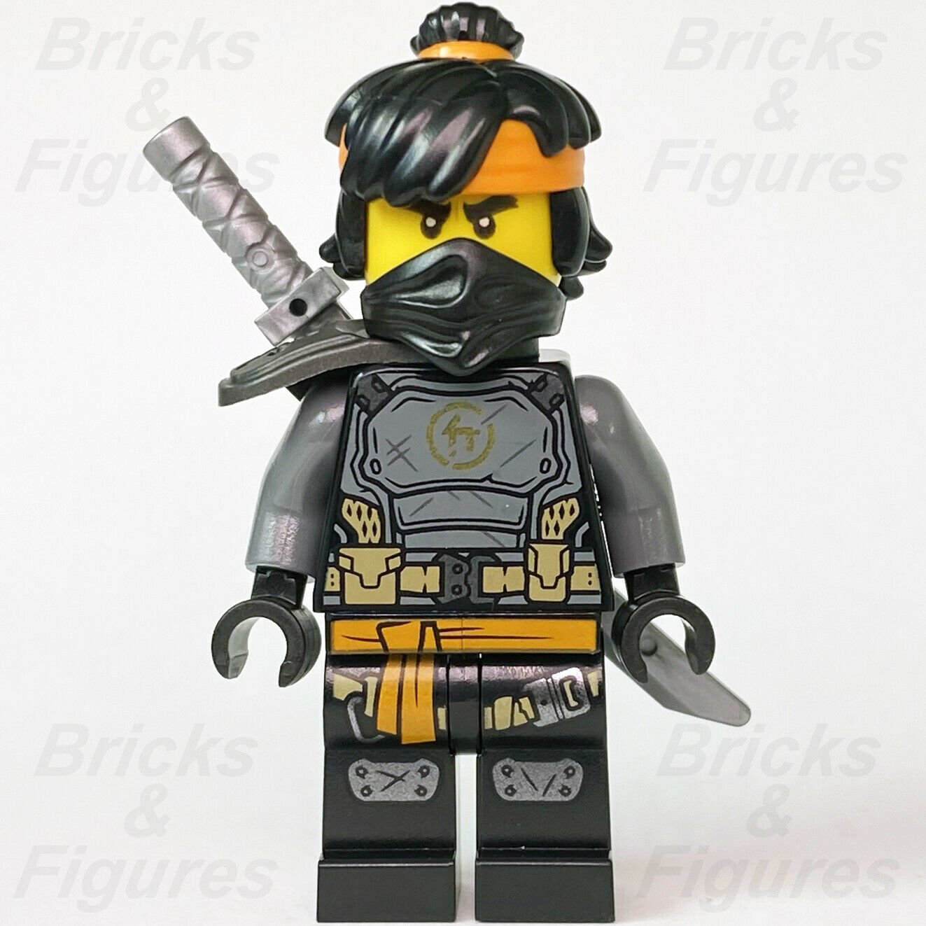 New Ninjago LEGO Cole Black Earth Ninja The Island Season 14 Minifigure 71747 - Bricks & Figures