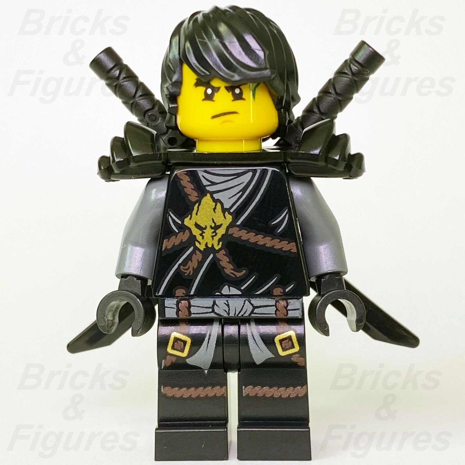 New Ninjago LEGO Cole Day of the Departed Black Ninja Minifigure 891722 Genuine - Bricks & Figures