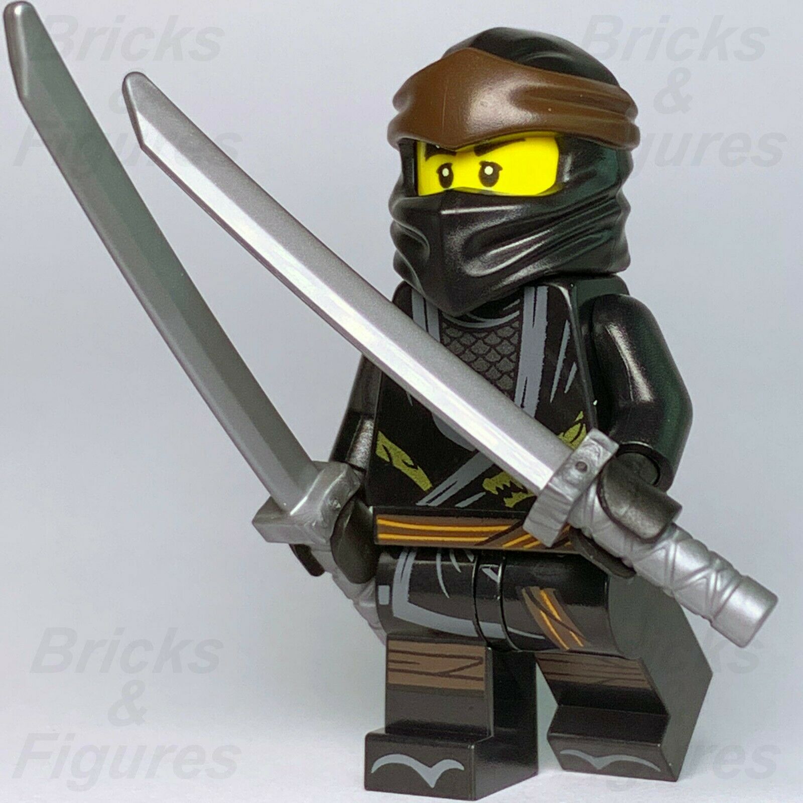 New Ninjago LEGO Cole Legacy Black Ninja Minifigure 70669 70670 70662 Genuine - Bricks & Figures