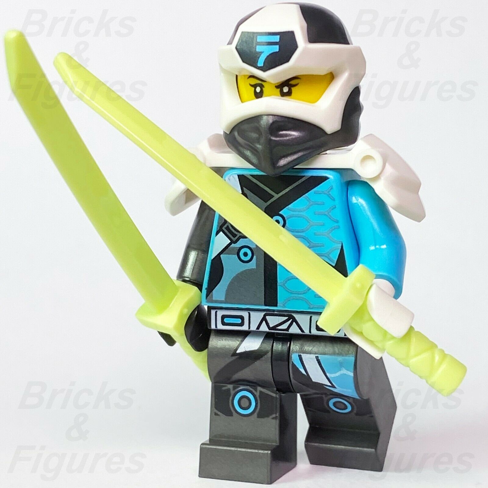 New Ninjago LEGO Digi Nya Water Ninja Master Prime Empire Minifigure 71711 - Bricks & Figures