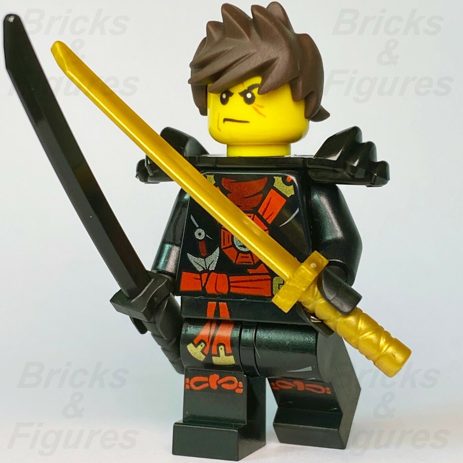 New Ninjago LEGO® Kai Deepstone Armor Red Fire Ninja Possession Minifigure Book - Bricks & Figures