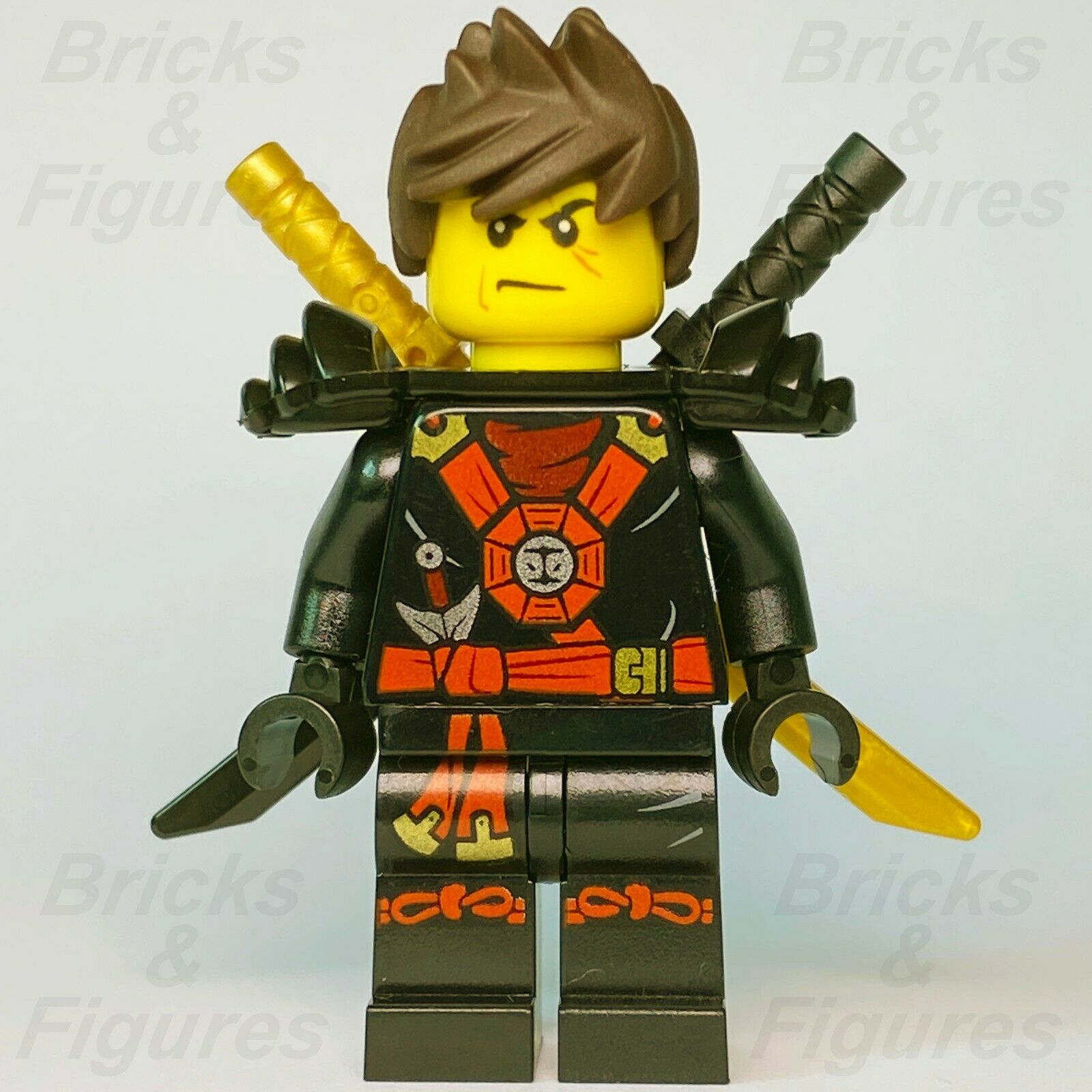 New Ninjago LEGO® Kai Deepstone Armor Red Fire Ninja Possession Minifigure Book - Bricks & Figures