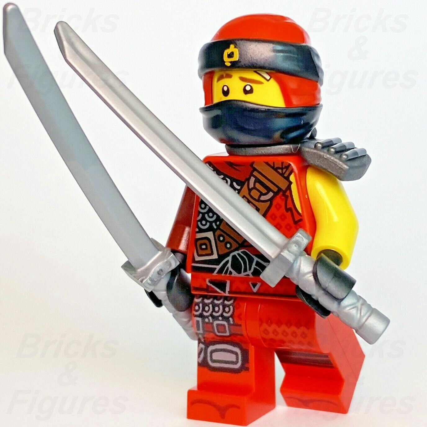 New Ninjago LEGO Kai Hunted Red Fire Ninja Minifigure from set 70653 njo473 - Bricks & Figures