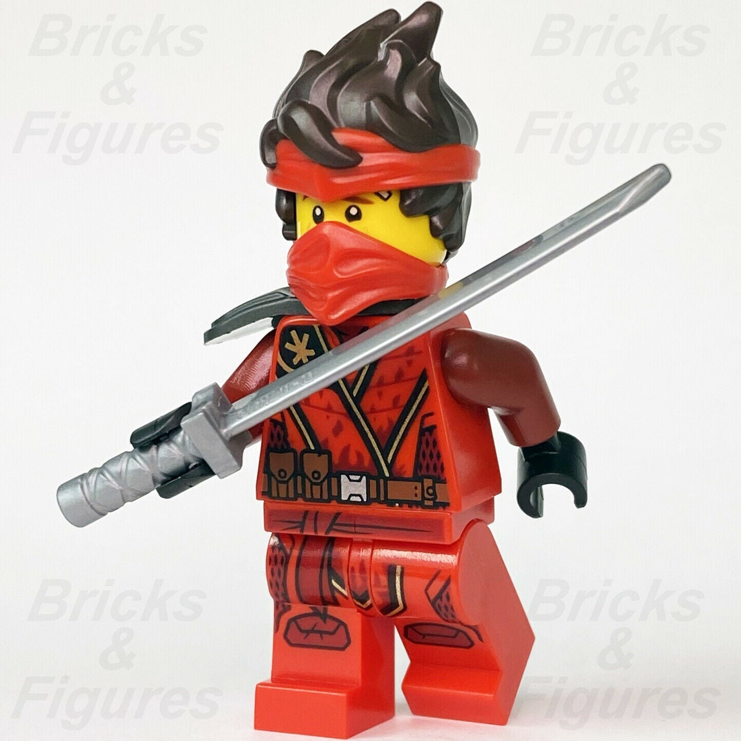 New Ninjago LEGO Kai Red Fire Ninja The Island Season 14 Minifigure 71747 71748 - Bricks & Figures
