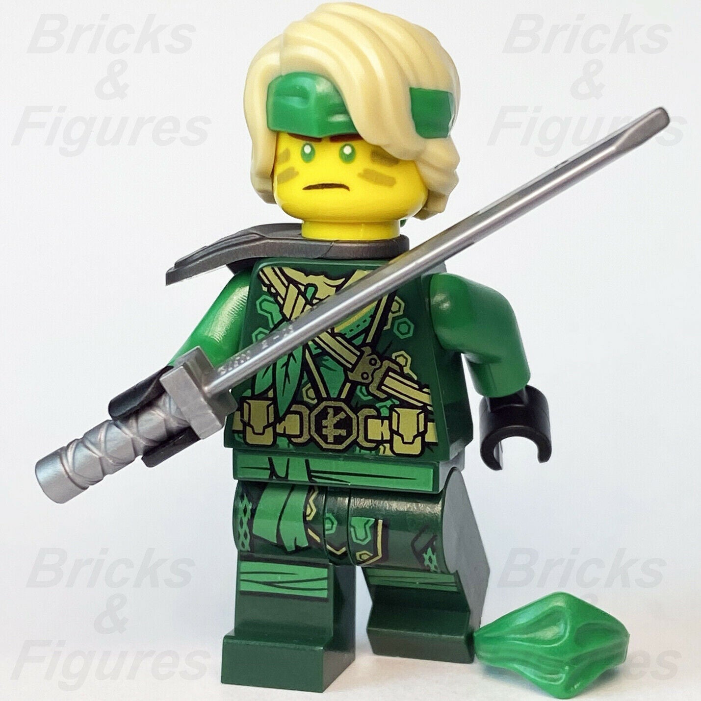 New Ninjago LEGO Lloyd Green Ninja The Island Season 14 Minifigure 71745 71746 - Bricks & Figures