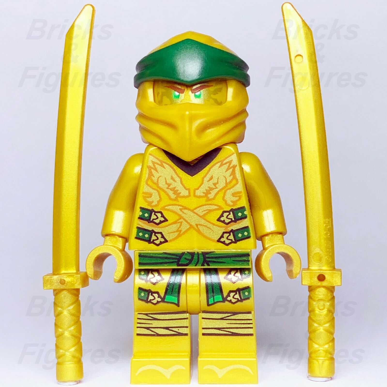 New Ninjago LEGO Lloyd Legacy Golden Ninja Minifigure from set 70666 Genuine - Bricks & Figures