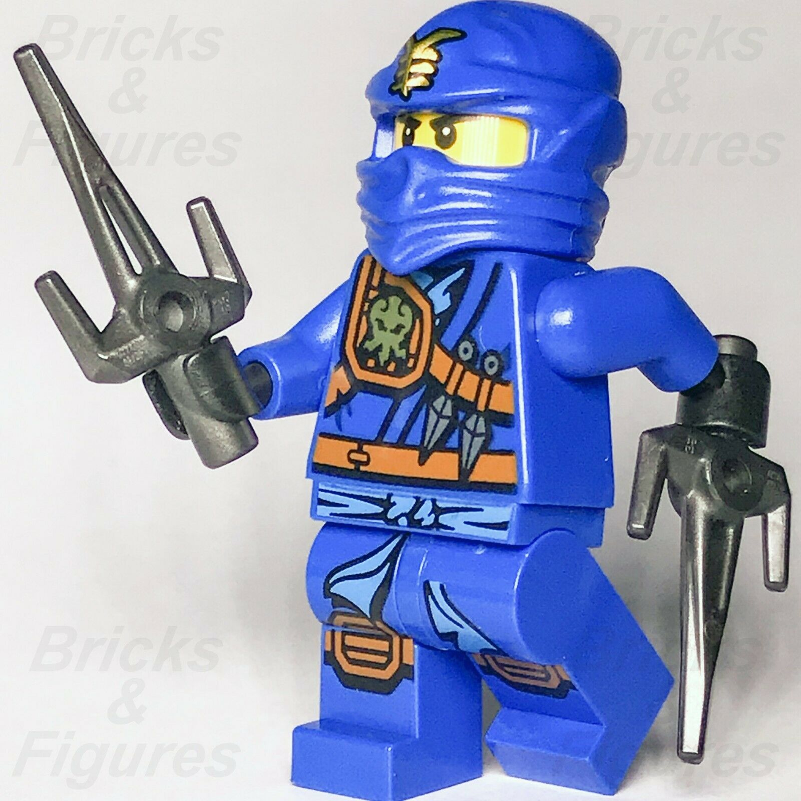 New Ninjago LEGO Ninja Jay Jungle Robe Tournament of Elements Minifigure 70749 - Bricks & Figures