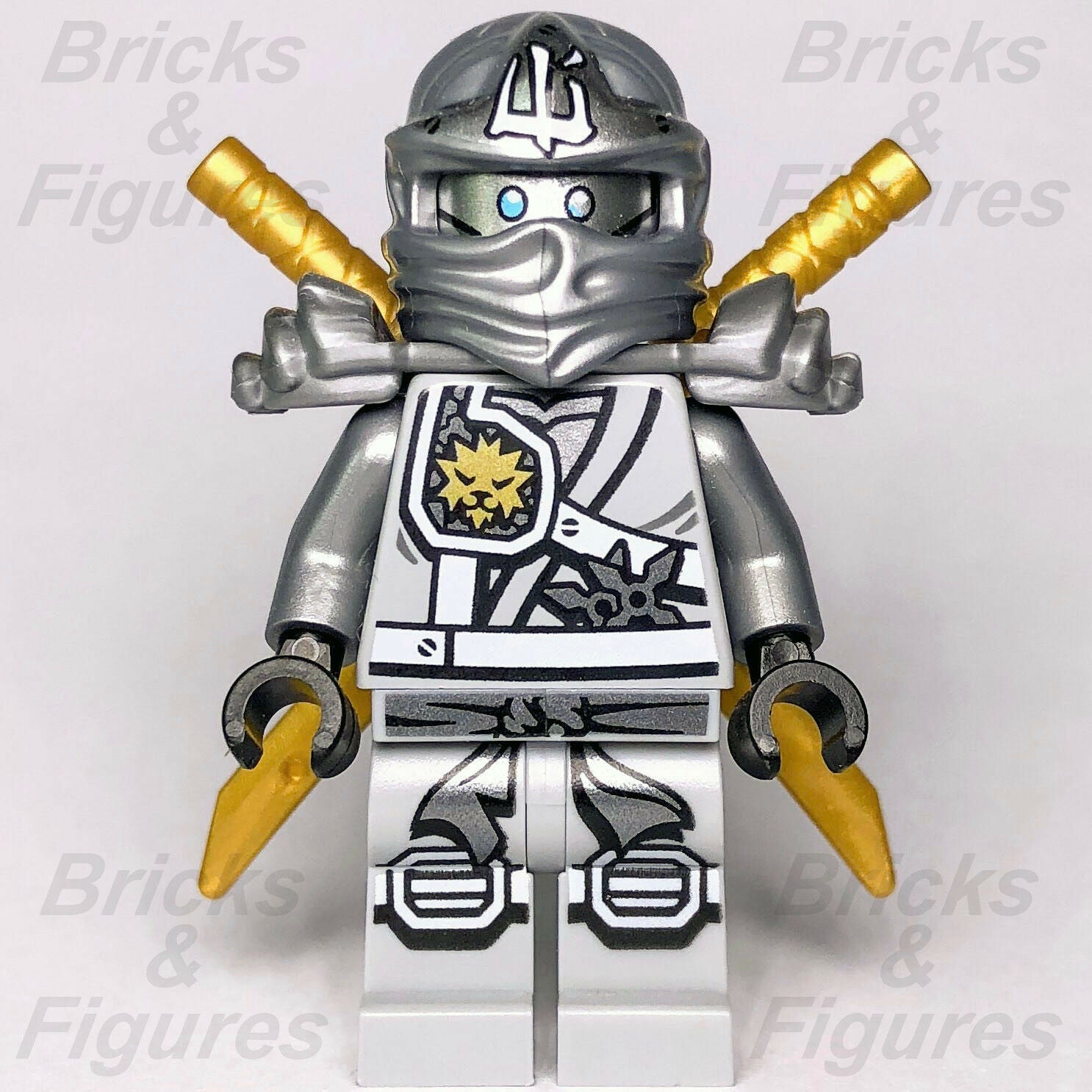 New Ninjago LEGO Ninja Zane A Master of Ice Minifigure 71217 70748 Genuine - Bricks & Figures