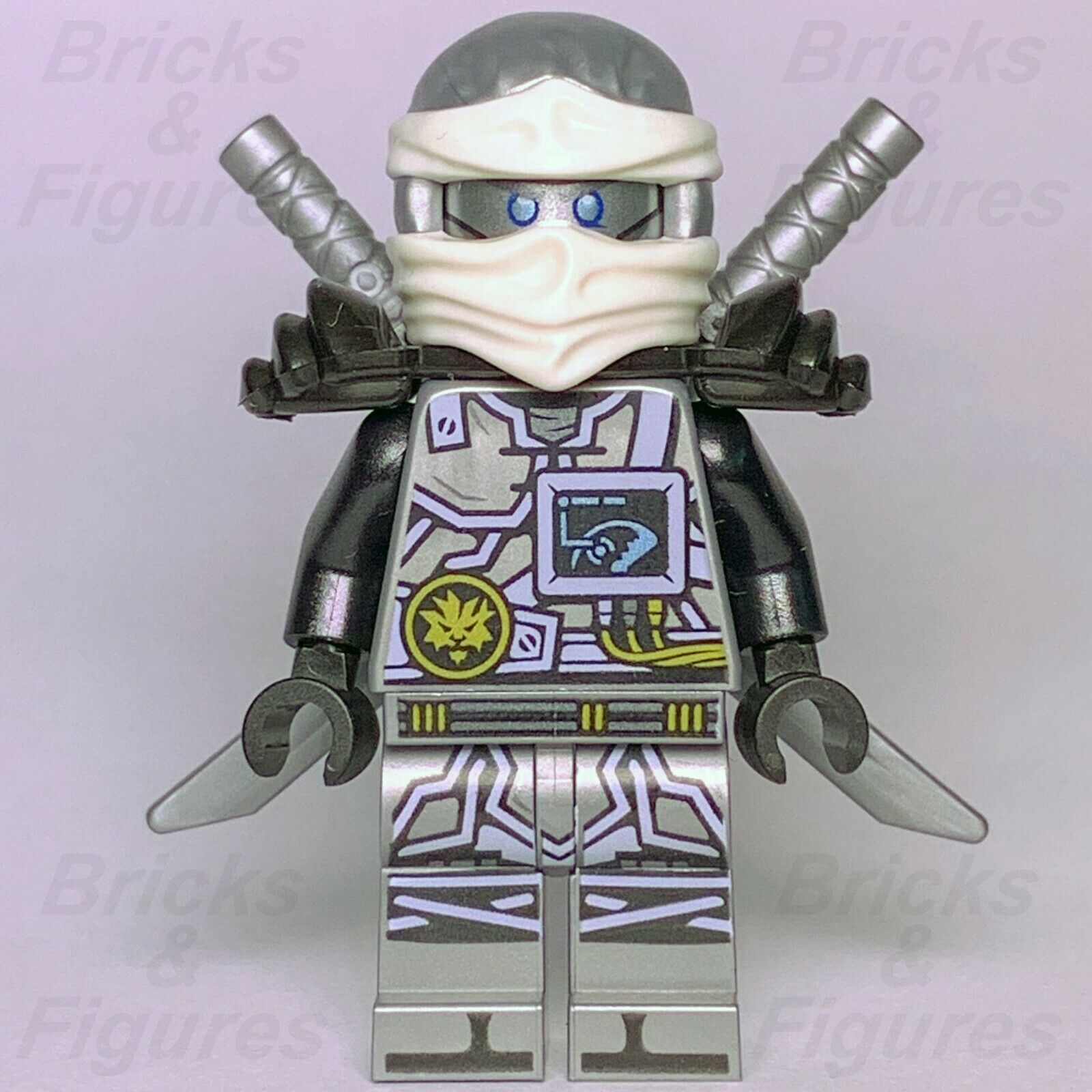 New Ninjago LEGO Ninja Zane Hands of Time Minifigure from Genuine Set 70624 - Bricks & Figures