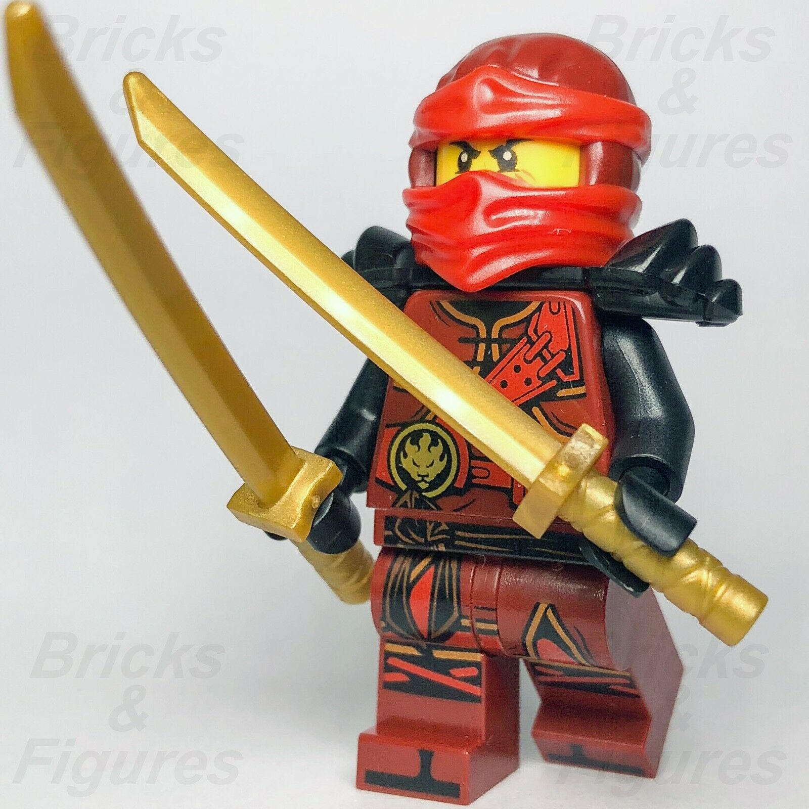 New Ninjago LEGO Red Fire Ninja Kai Hands of Time Minifigure 70627 891729 - Bricks & Figures