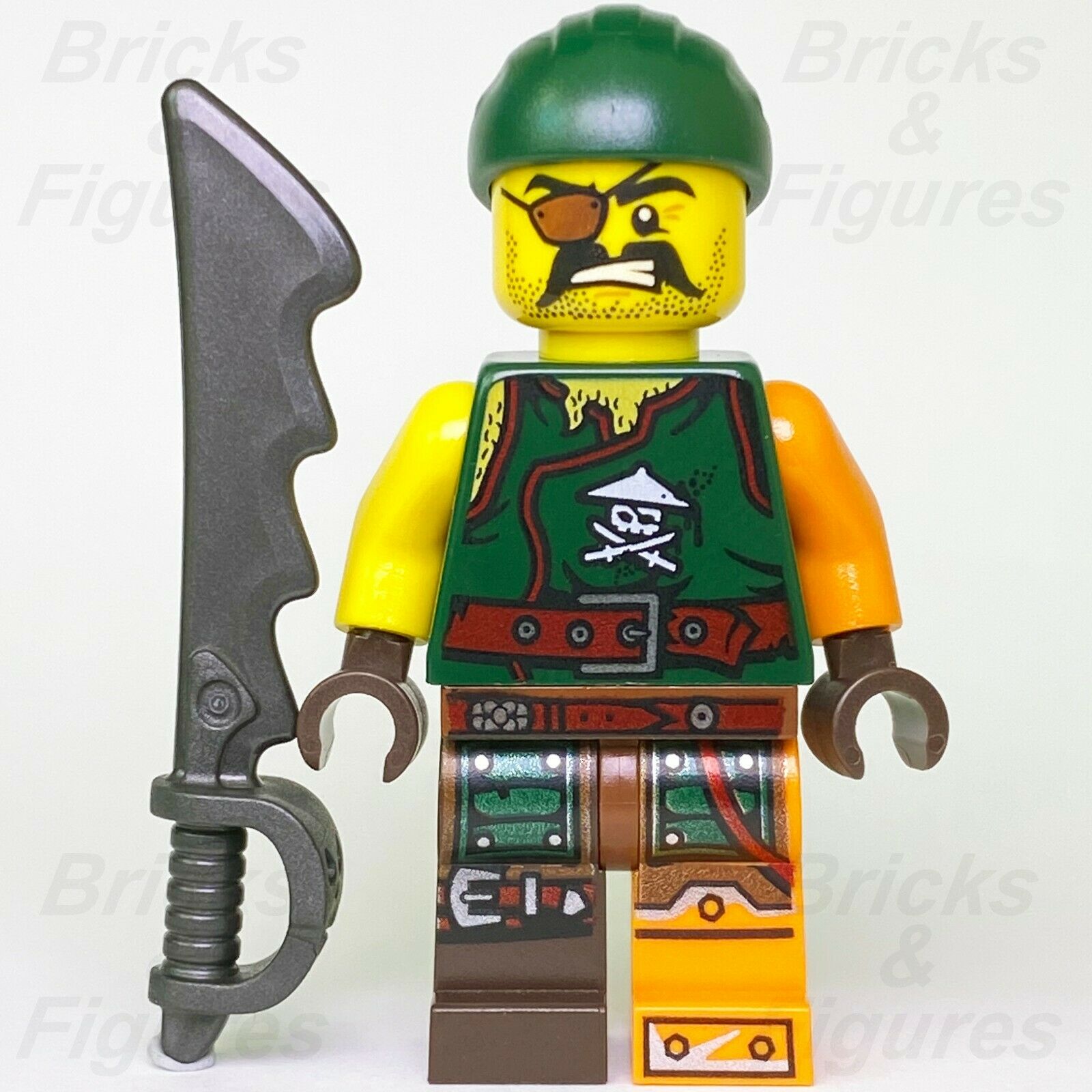 New Ninjago LEGO Sqiffy Pirate with Sword Skybound Minifigure 70604 70594 - Bricks & Figures