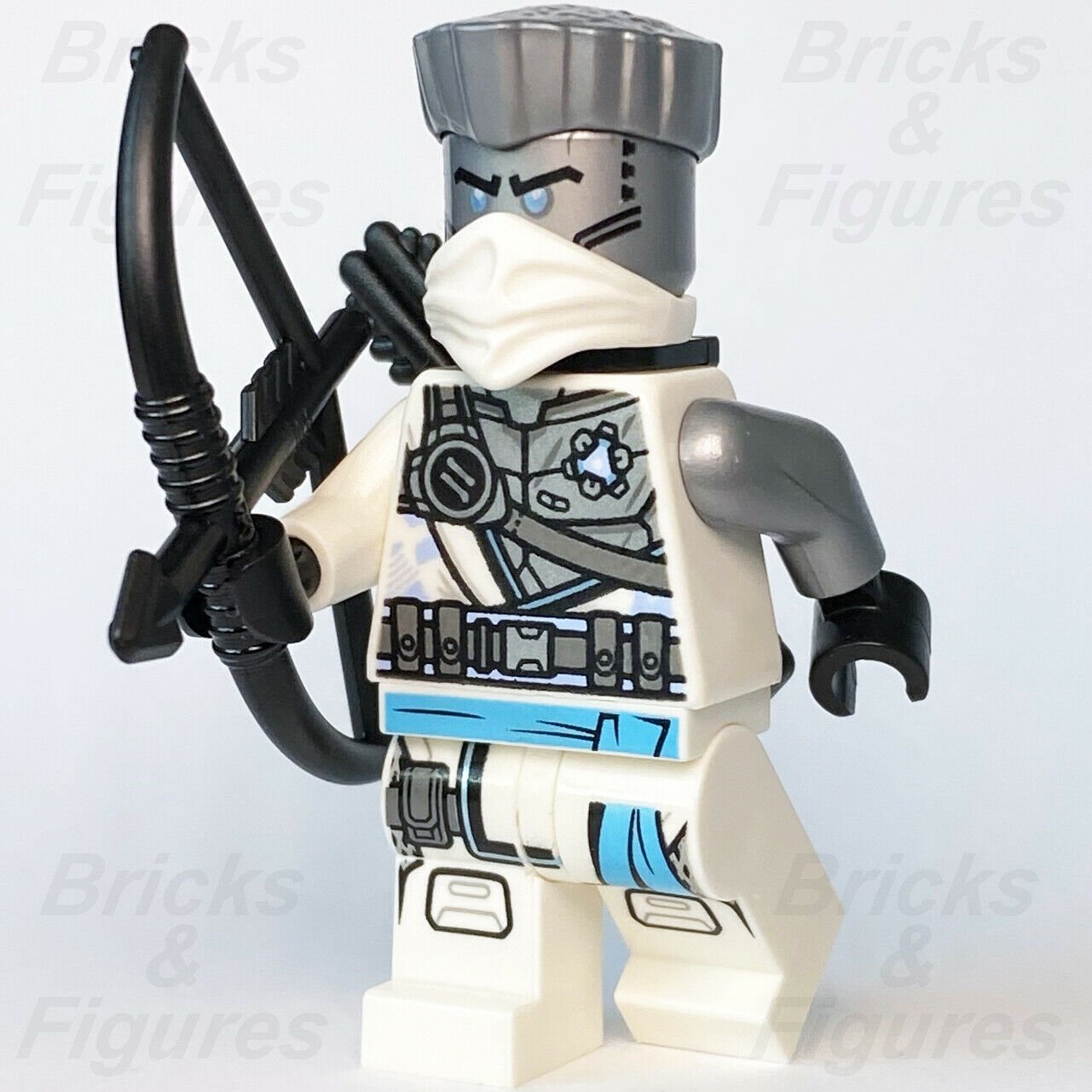 New Ninjago LEGO Zane Ice Ninja The Island Season 14 Minifigure 71746 71748 - Bricks & Figures