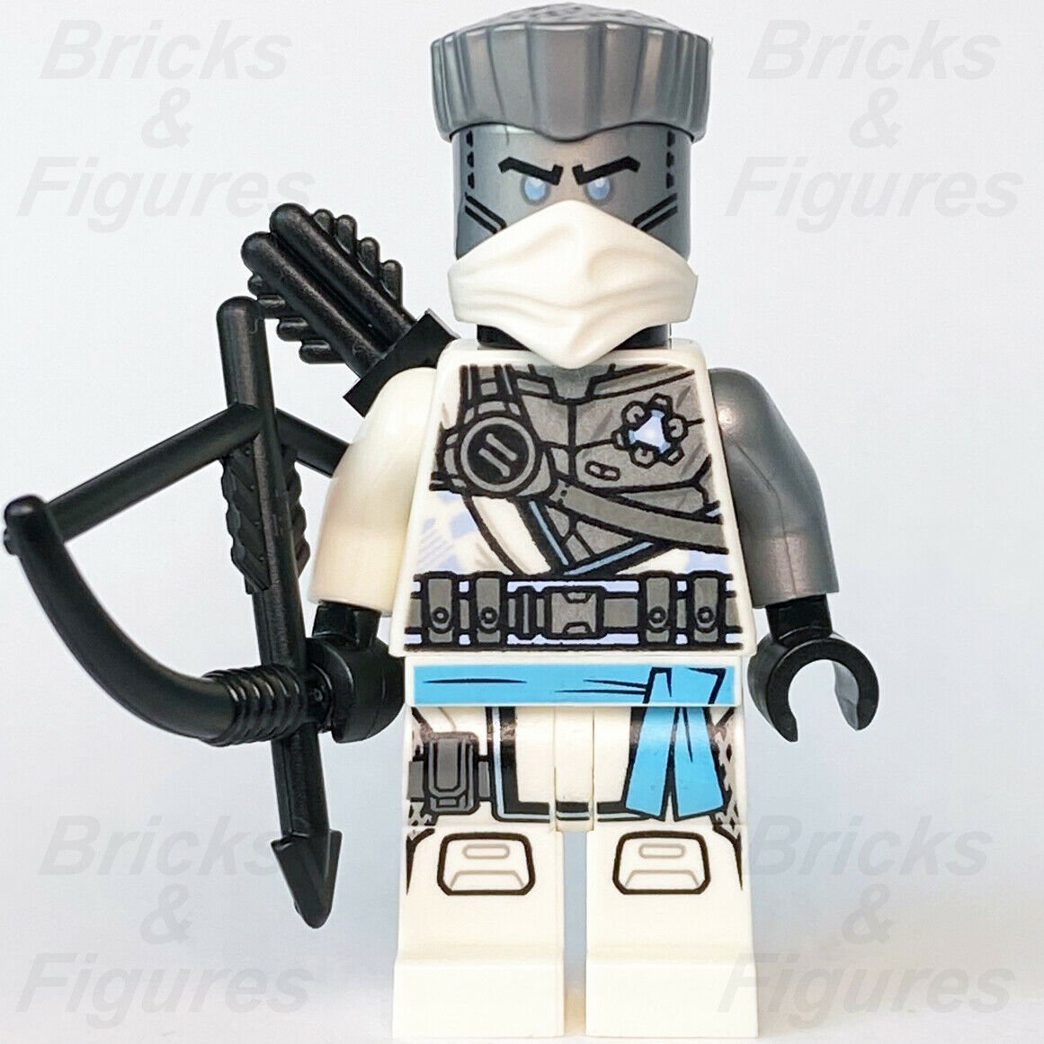 New Ninjago LEGO Zane Ice Ninja The Island Season 14 Minifigure 71746 71748 - Bricks & Figures