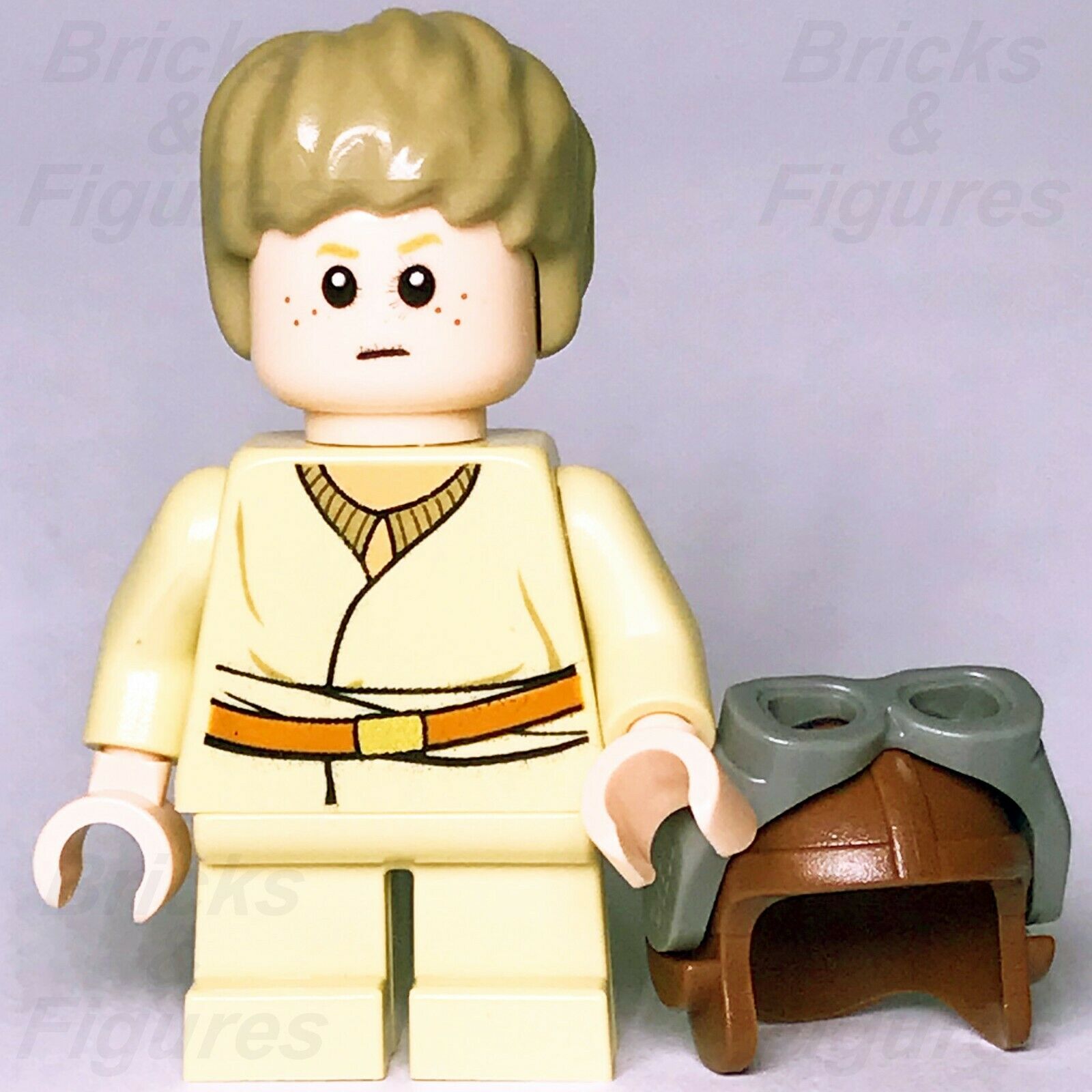 New Star Wars LEGO Anakin Skywalker Young Starfighter Pilot Minifigure 7877 - Bricks & Figures