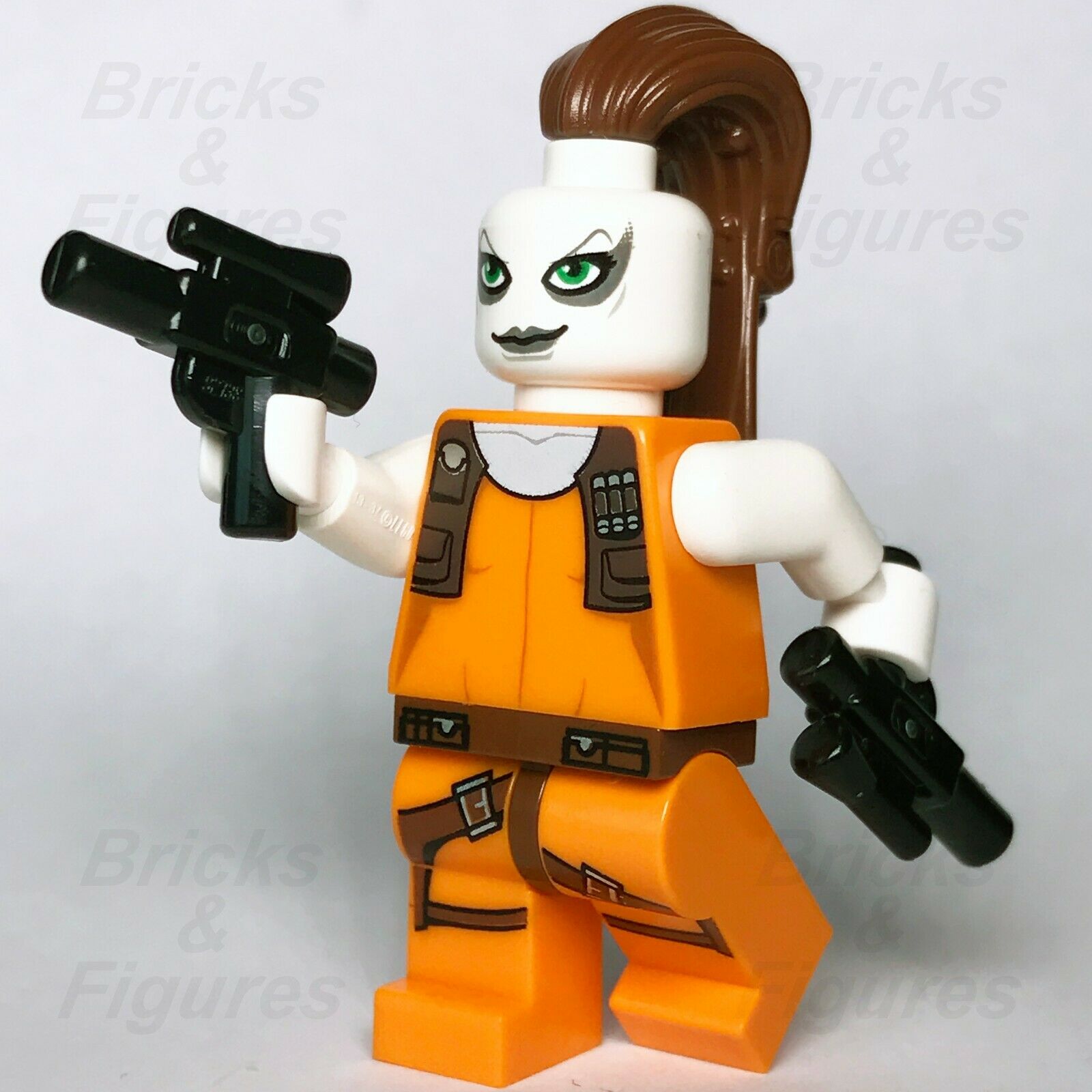 New Star Wars LEGO Aurra Sing Palliduvan Bounty Jedi Hunter Minifigure 7930 - Bricks & Figures