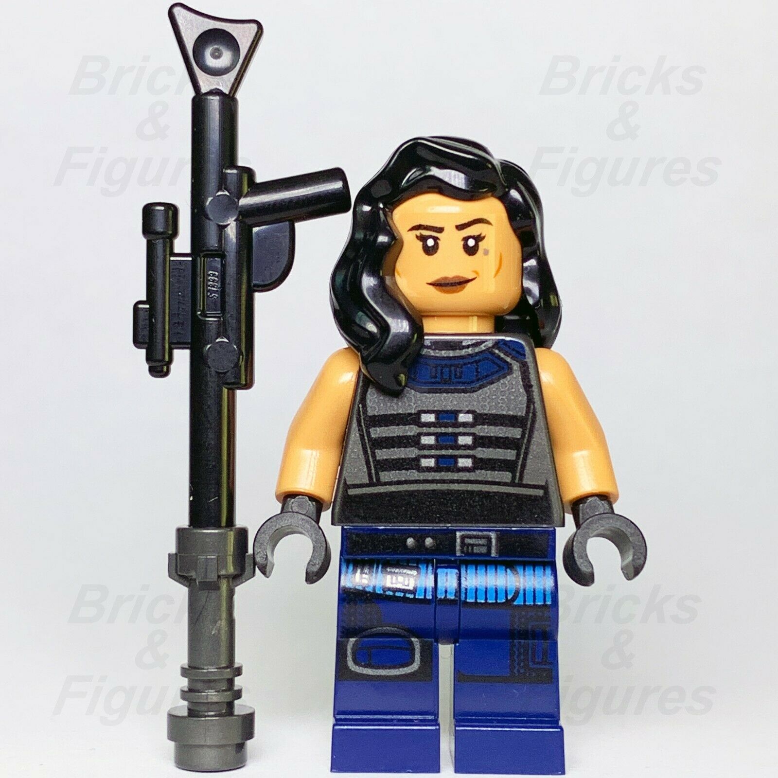 New Star Wars LEGO Cara Dune Shock Trooper The Mandalorian Minifigure 75254 - Bricks & Figures