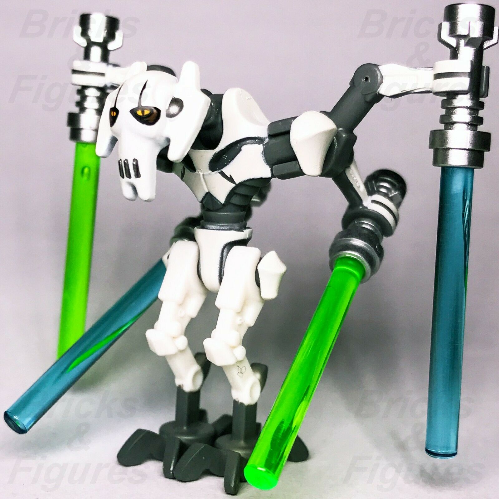 New Star Wars LEGO General Grievous Cyborg Separatist Minifigure 75040 75199 - Bricks & Figures