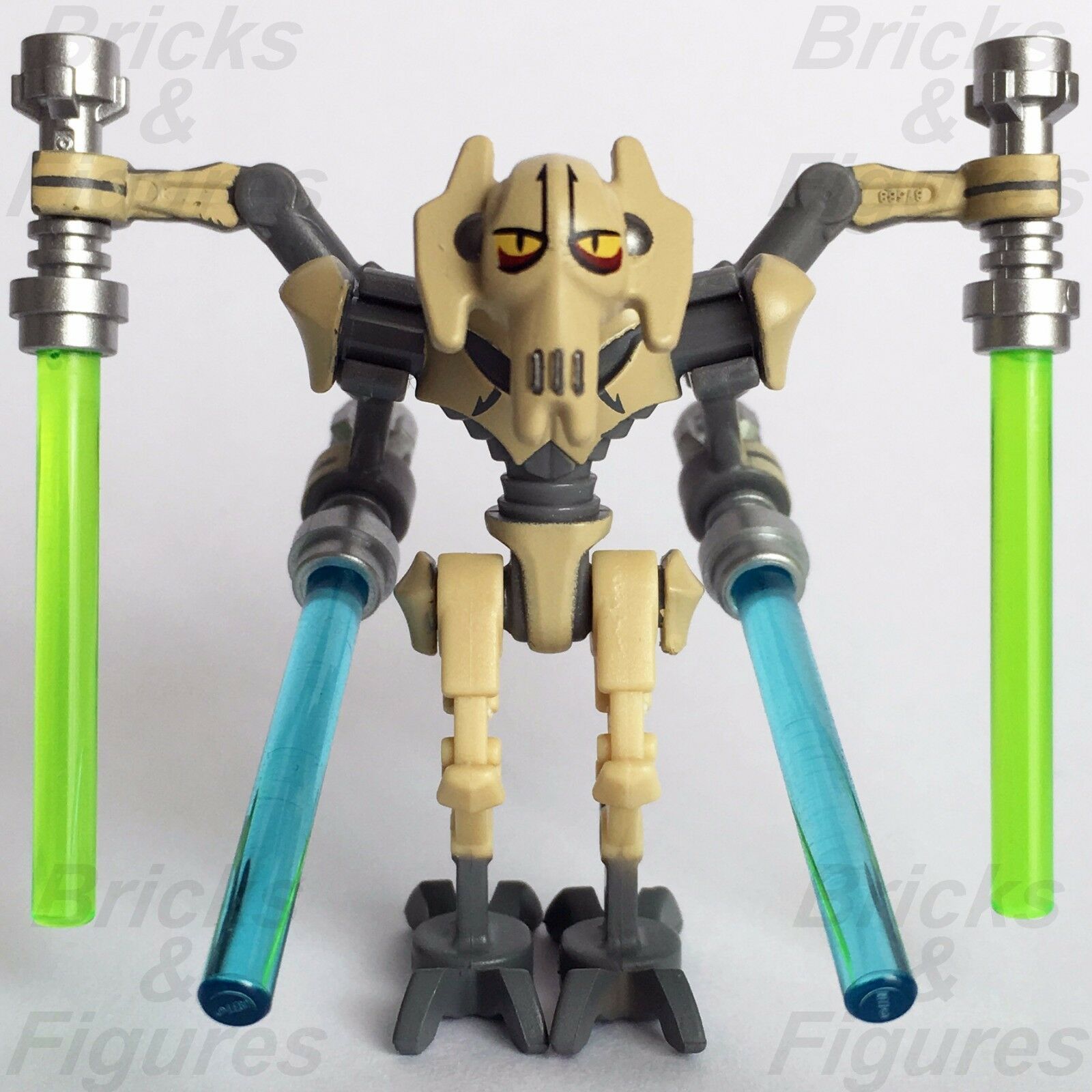 New Star Wars LEGO General Grievous Cyborg Separatist Minifigure 8095 9515 - Bricks & Figures