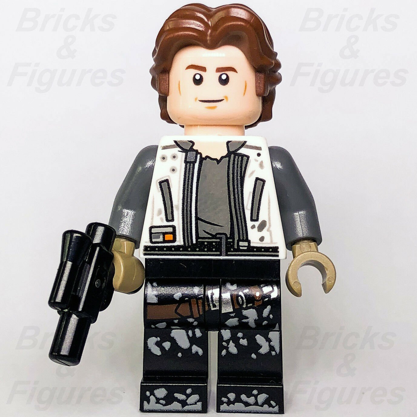 New Star Wars LEGO Han Solo Corellia Outfit Rebel Captain from 75209 Genuine - Bricks & Figures